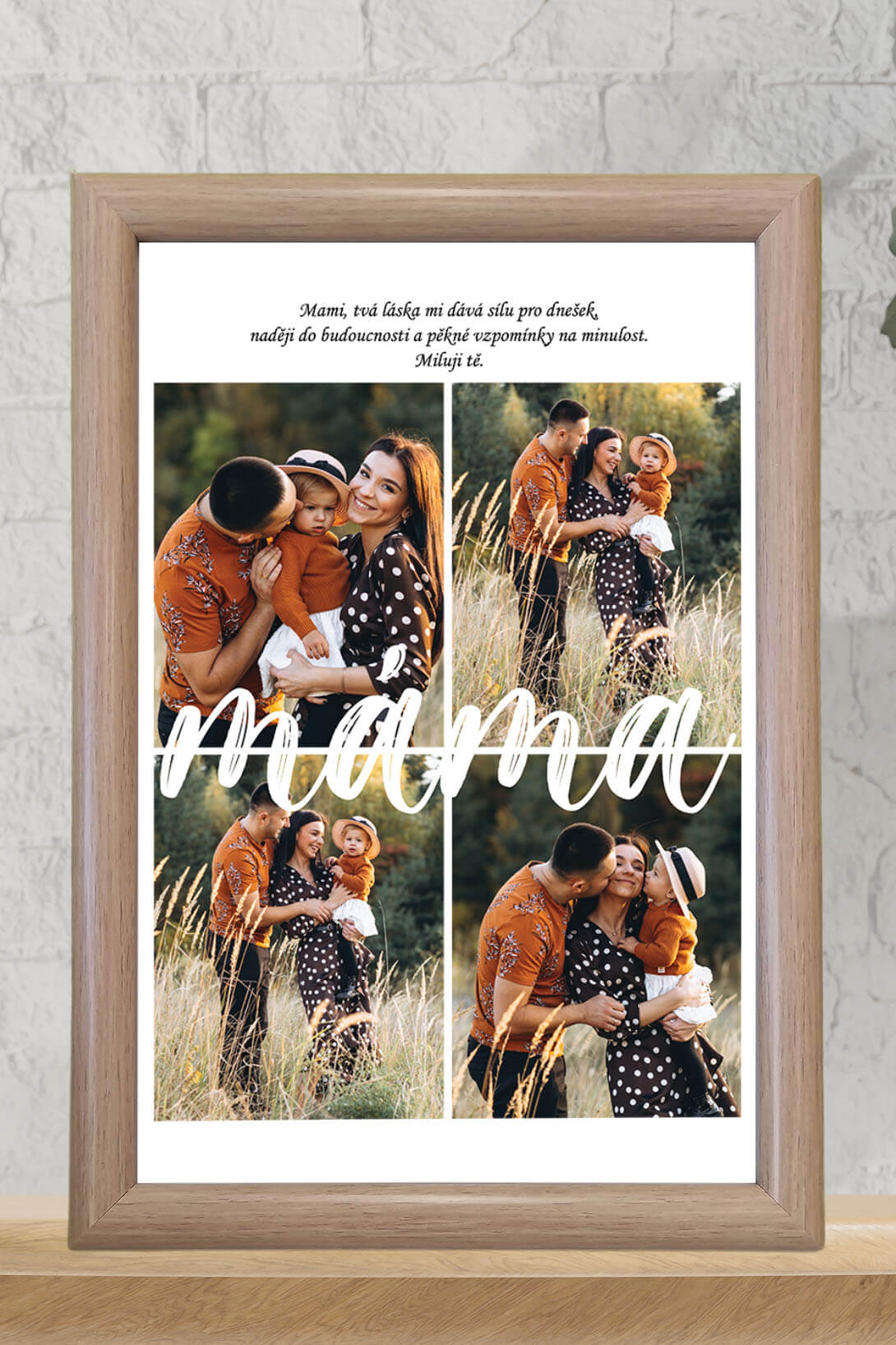 Fotokoláž Máma Barva: Přírodní