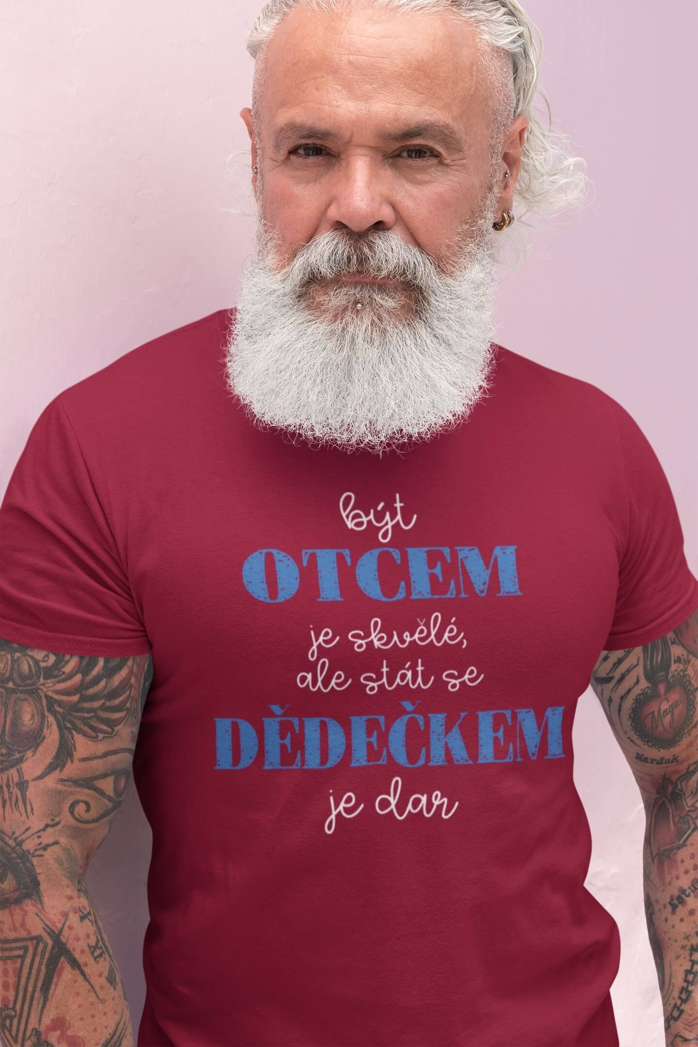 Pánské tričko Stát se dědečkem je dar