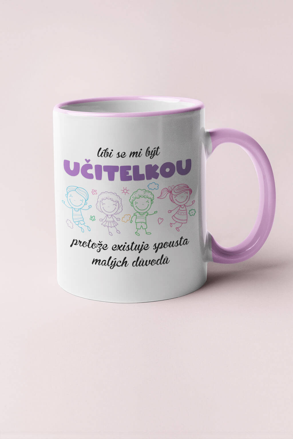 Levně Hrnek Líbi se mi být učitelkou Barva: Ružová