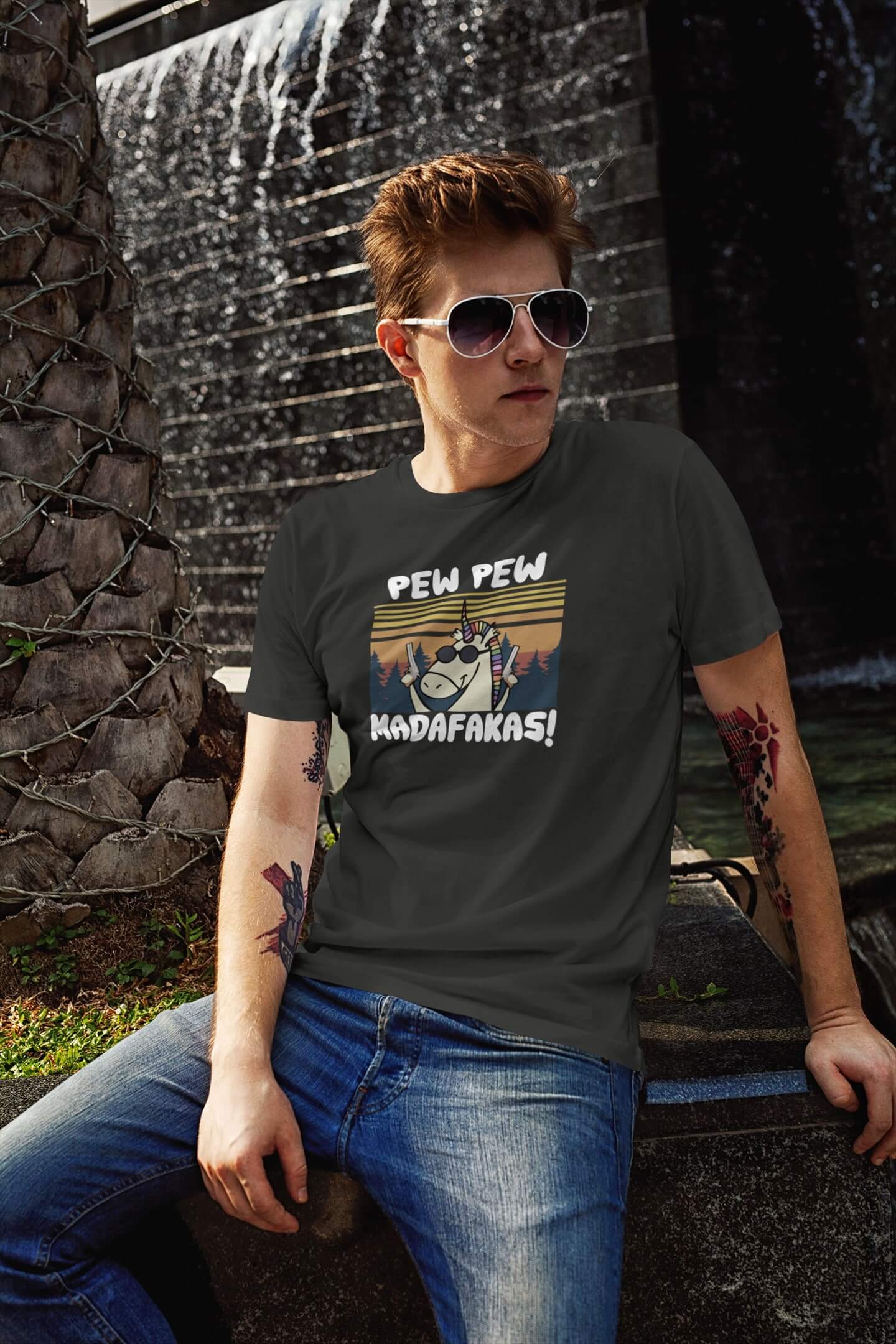 Pánské tričko Madafakas Barva: Ebony grey, Velikost: L