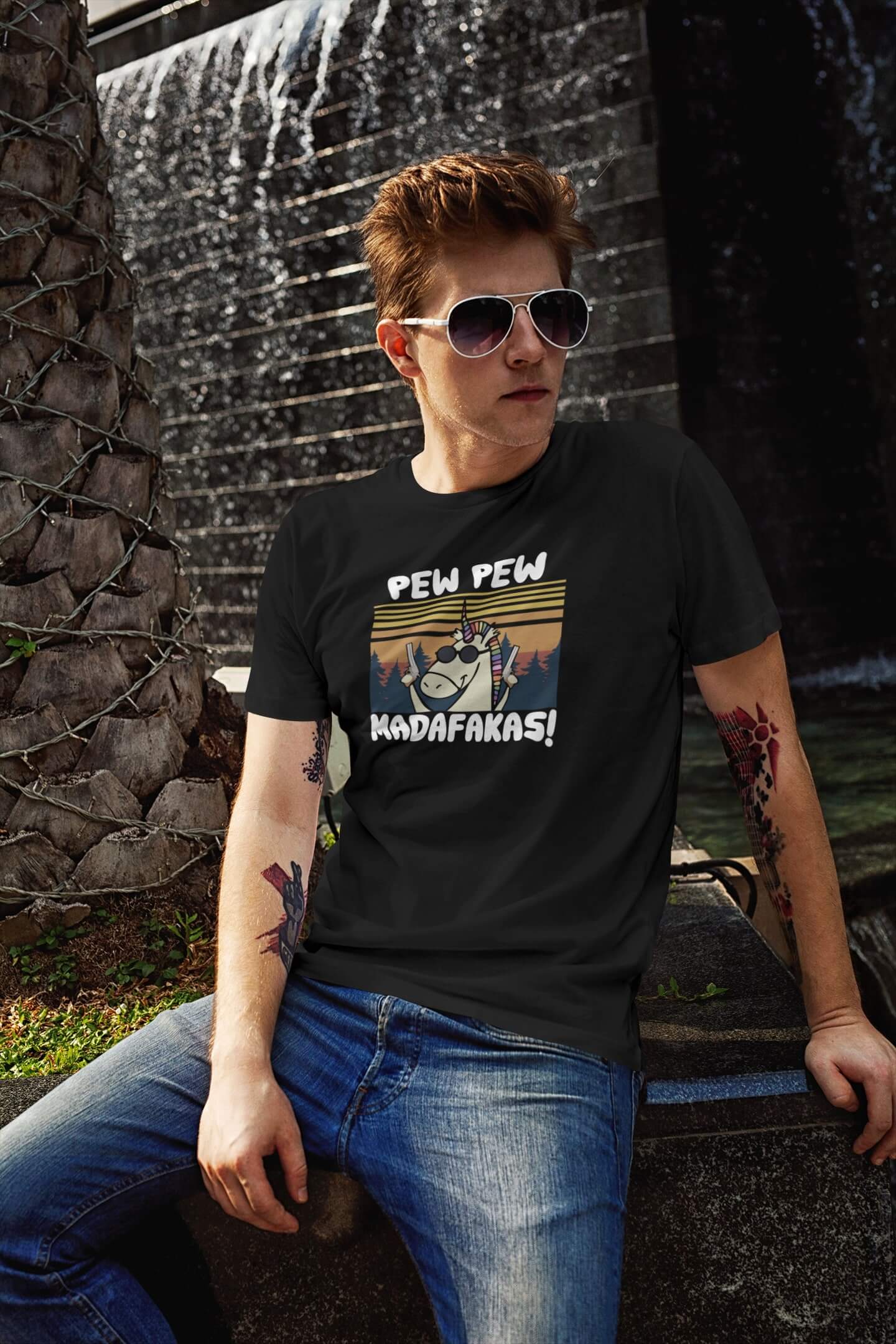 Pánské tričko Madafakas Barva: Černá, Velikost: 2XL