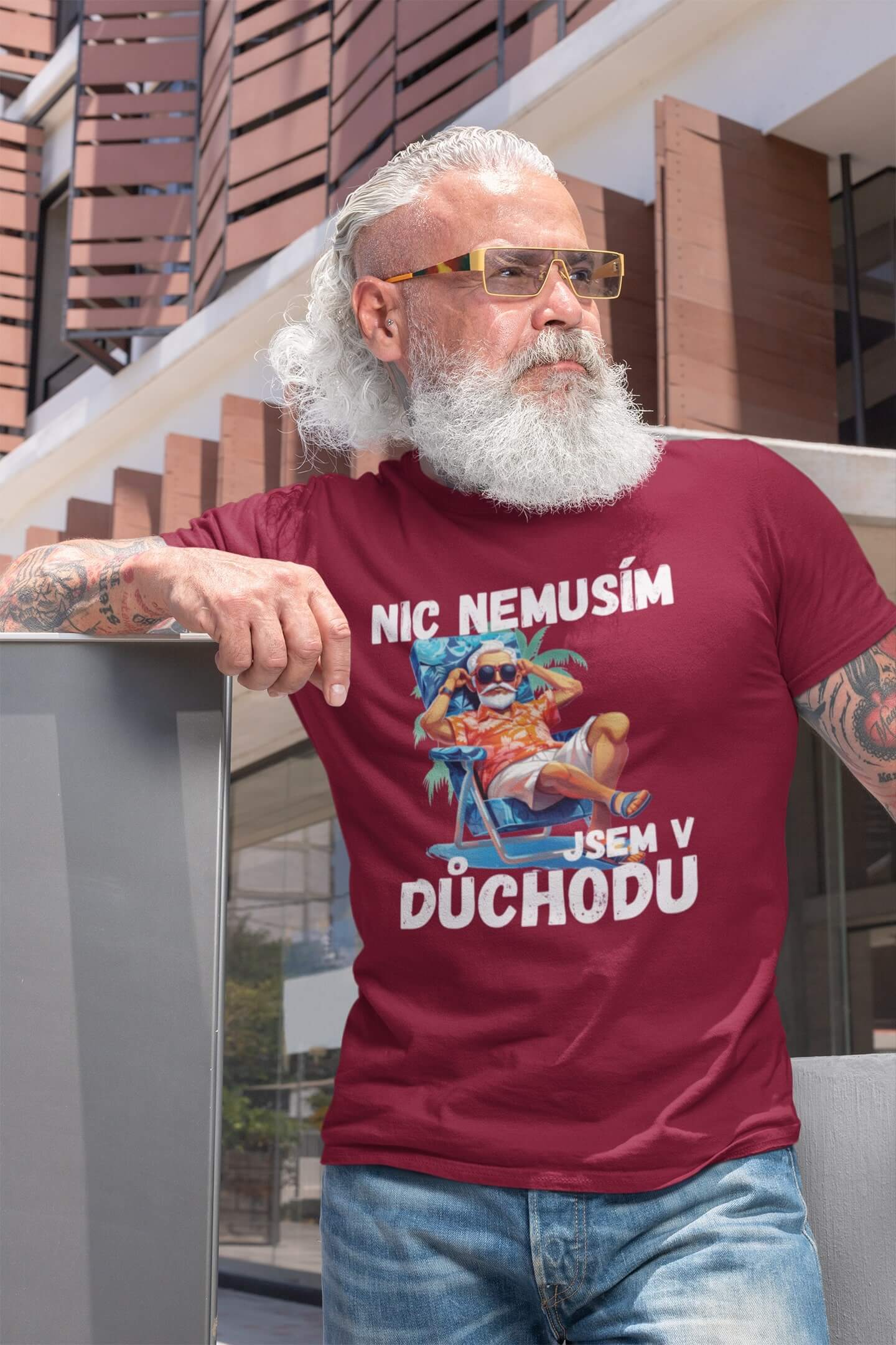 Pánské tričko Jsem v důchodu