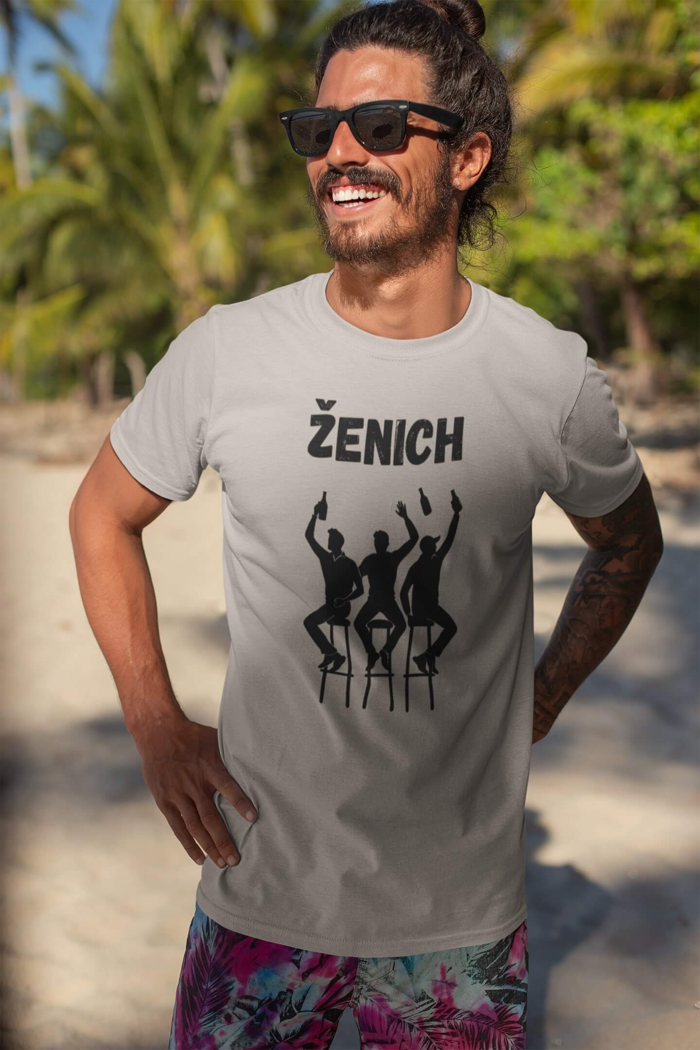 Pánské tričko Ženich s partou