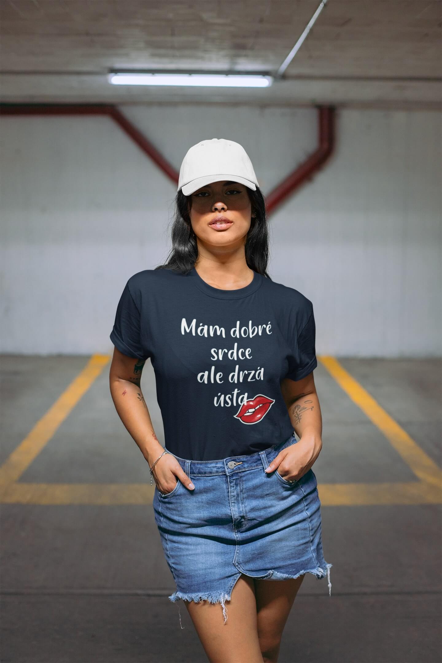 Dámské tričko Dobré srdce Barva: Petrolejová modrá, Velikost: 2XL