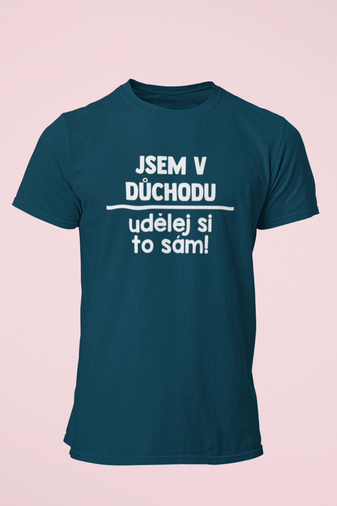 Pánské tričko Udělej si to sám Barva: Petrolejová modrá, Velikost: M