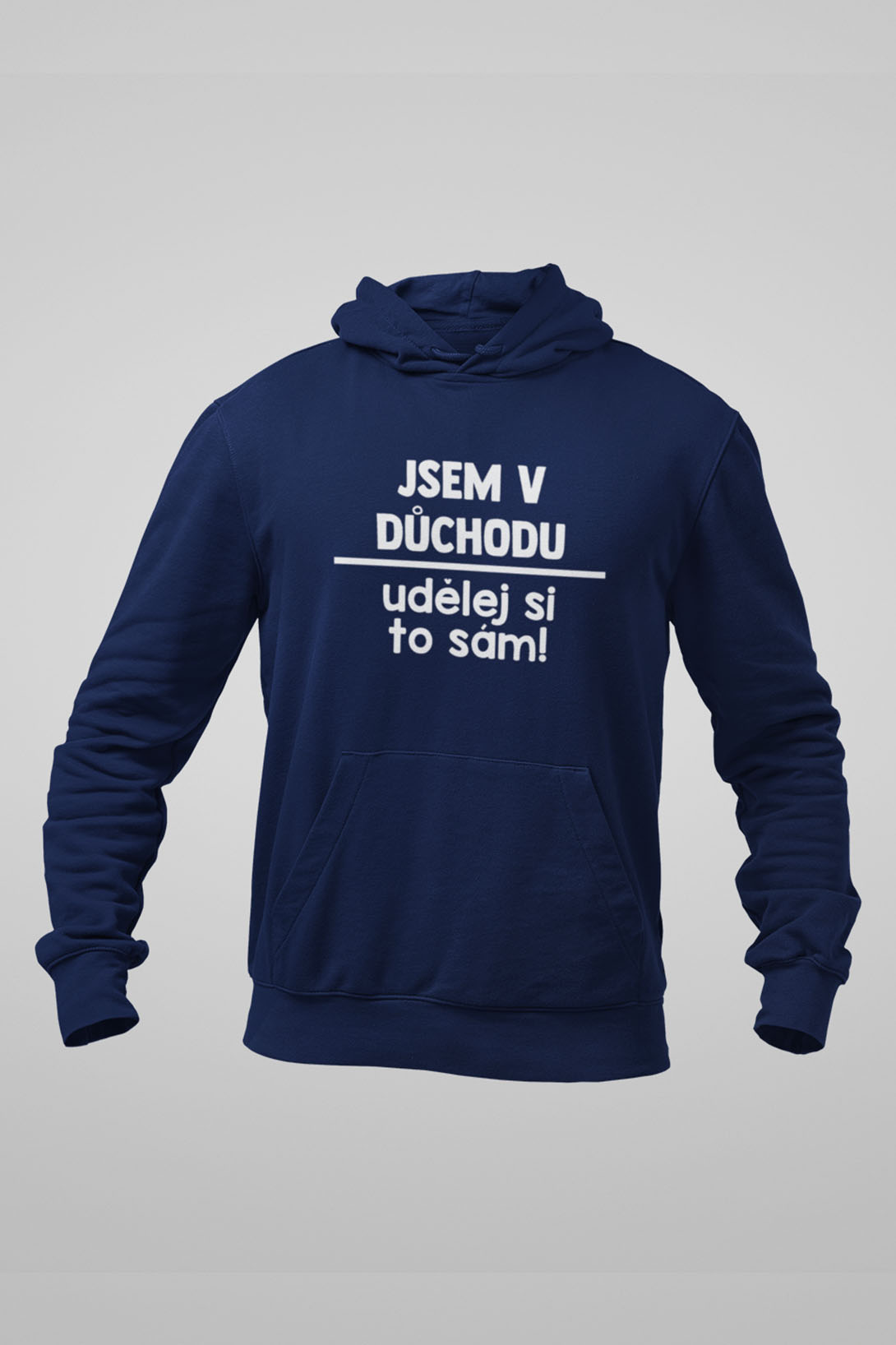 Pánská mikina Udělej si to sám Barva: Kráľovská modrá, Velikost: 3XL