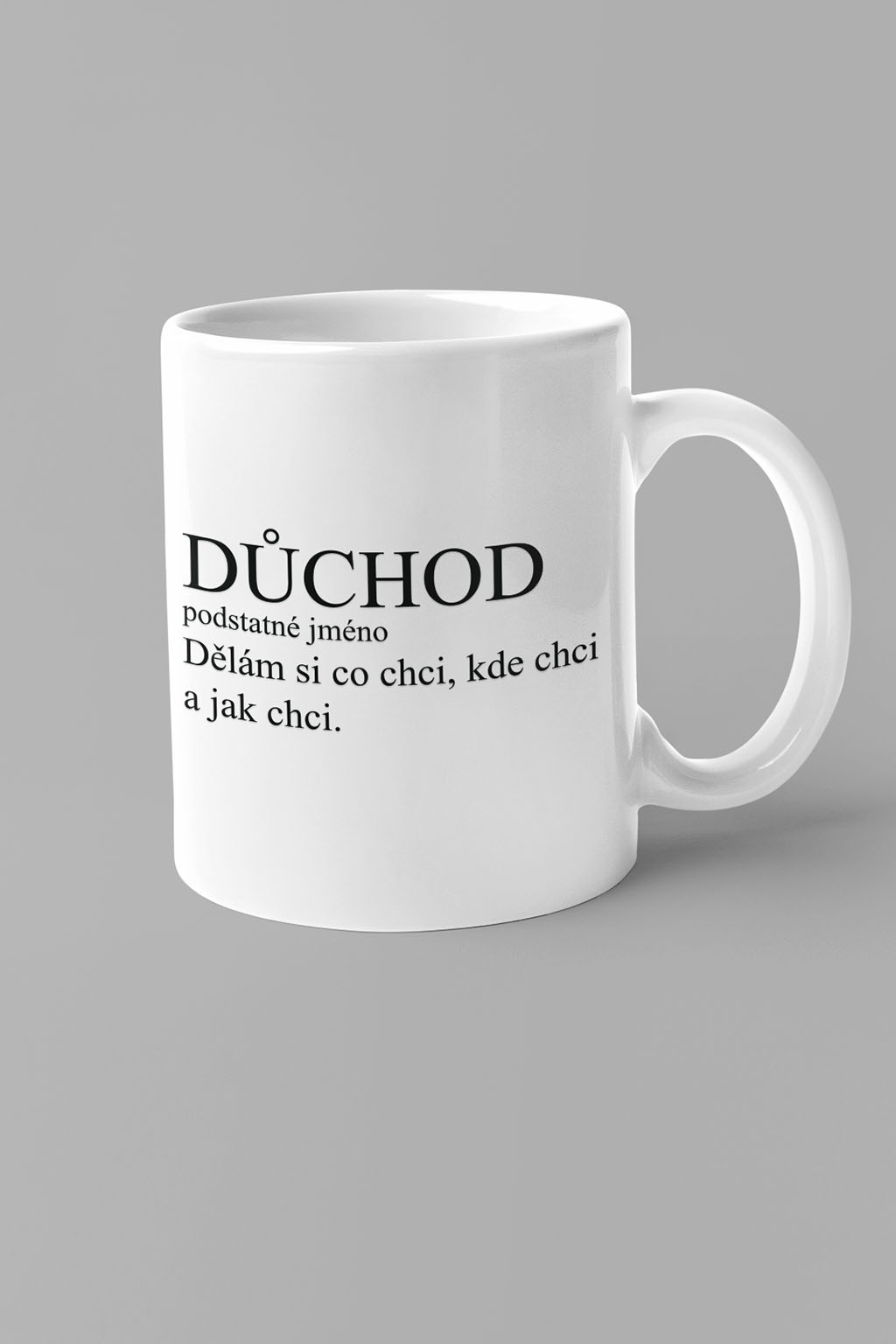 Hrnek Důchod Barva: Bíla