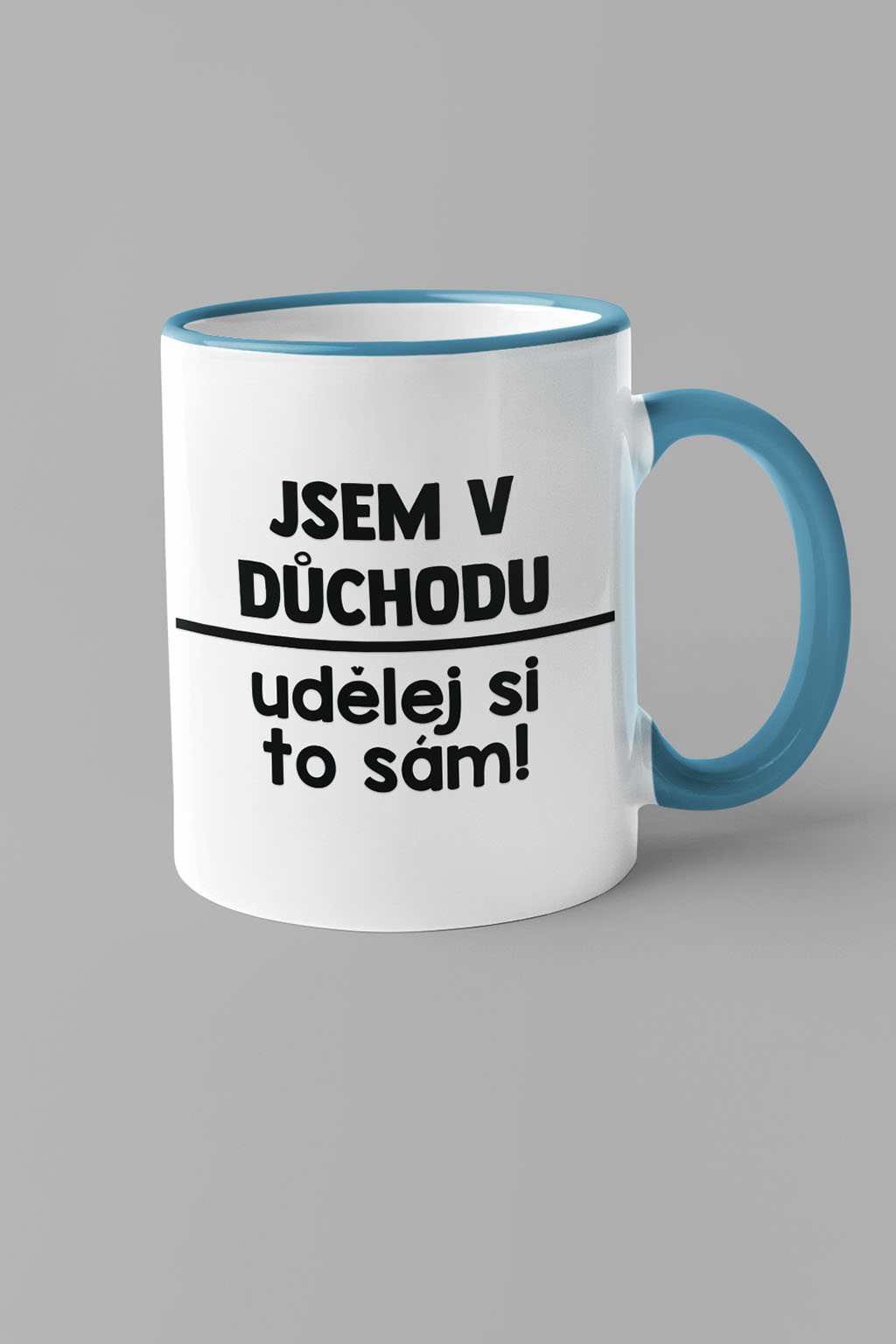 Levně Hrnek Udělej si to sám Barva: Modrá