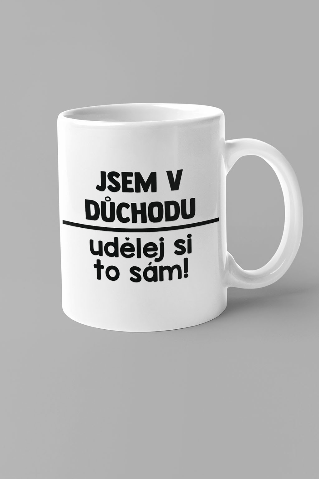 Levně Hrnek Udělej si to sám Barva: Bíla