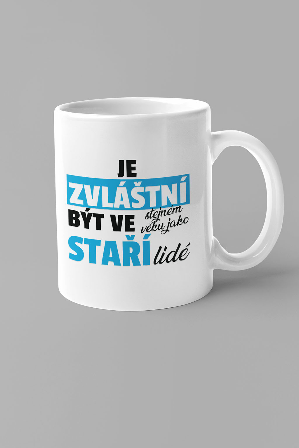 Hrnek Staří lidé Barva: Bíla