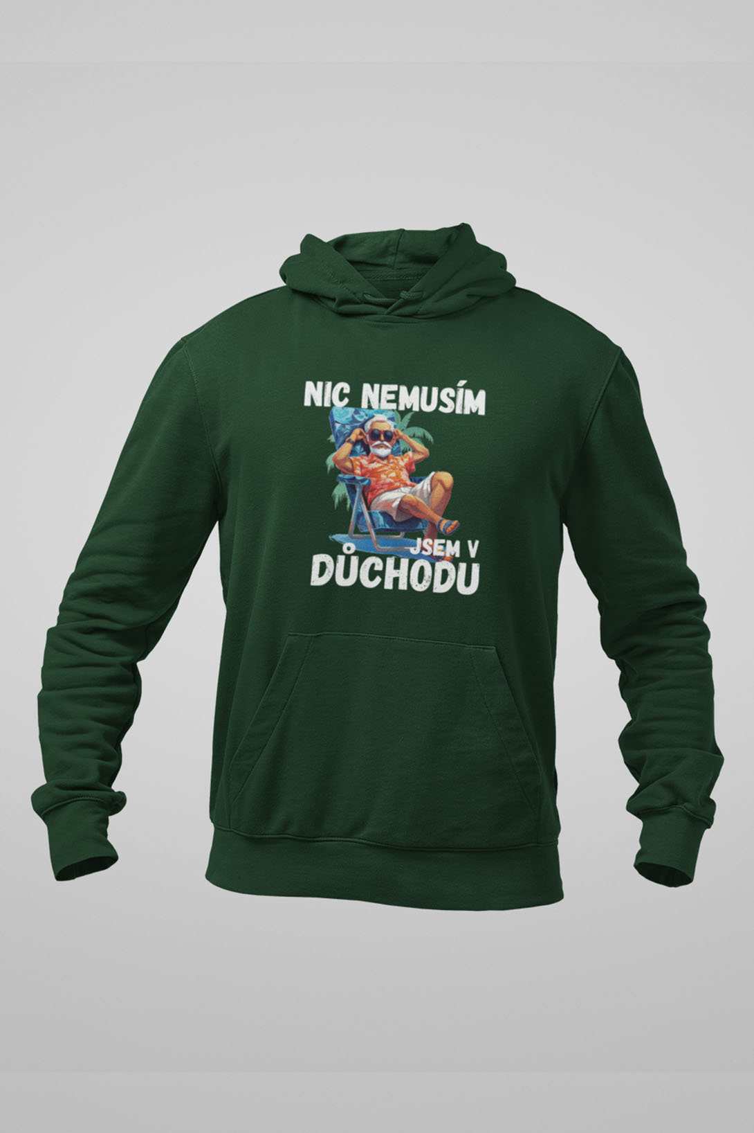 Pánská mikina Jsem v důchodu