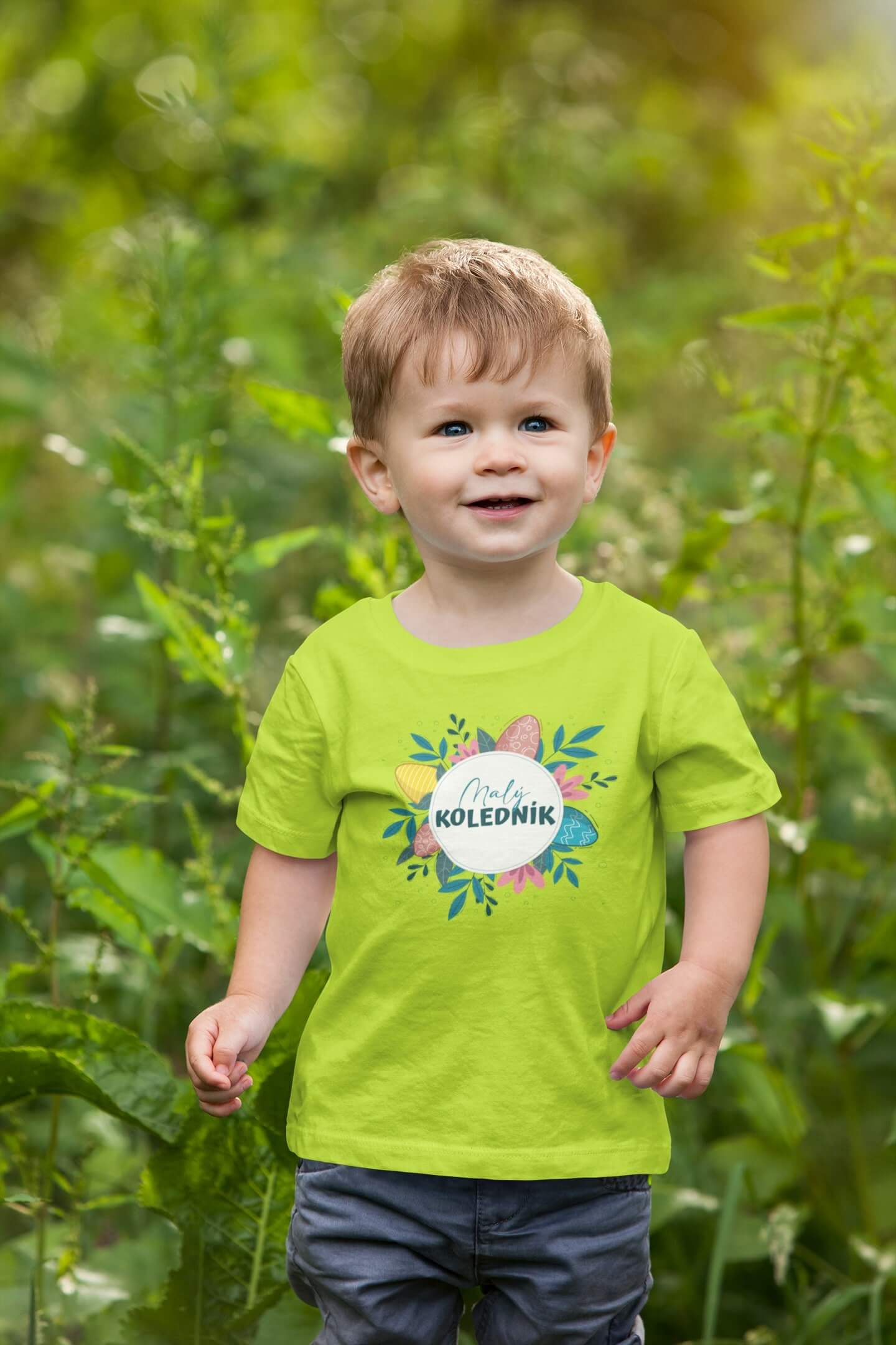 Chlapecké tričko Malý koledník Barva: Limetková, Velikost: 134