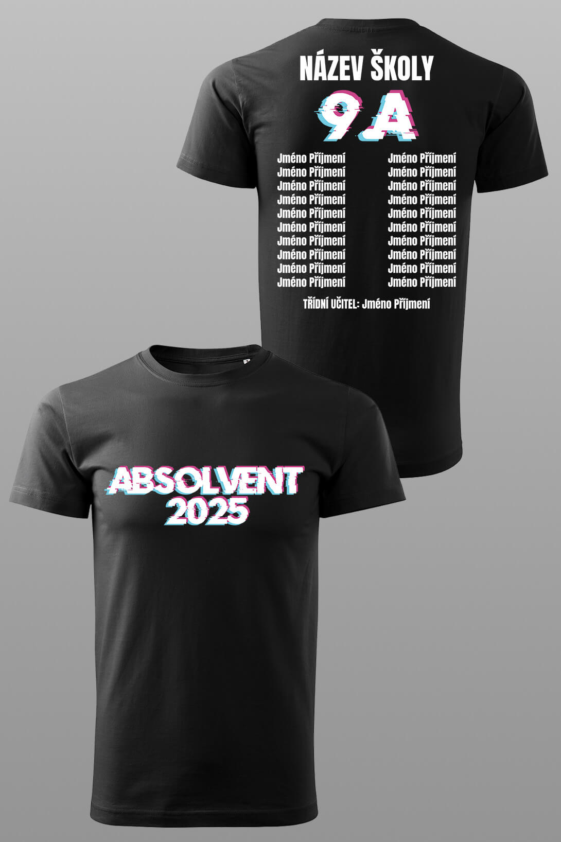 Absolventské tričko Absolvent Barva: Černá, Velikost: 3XL