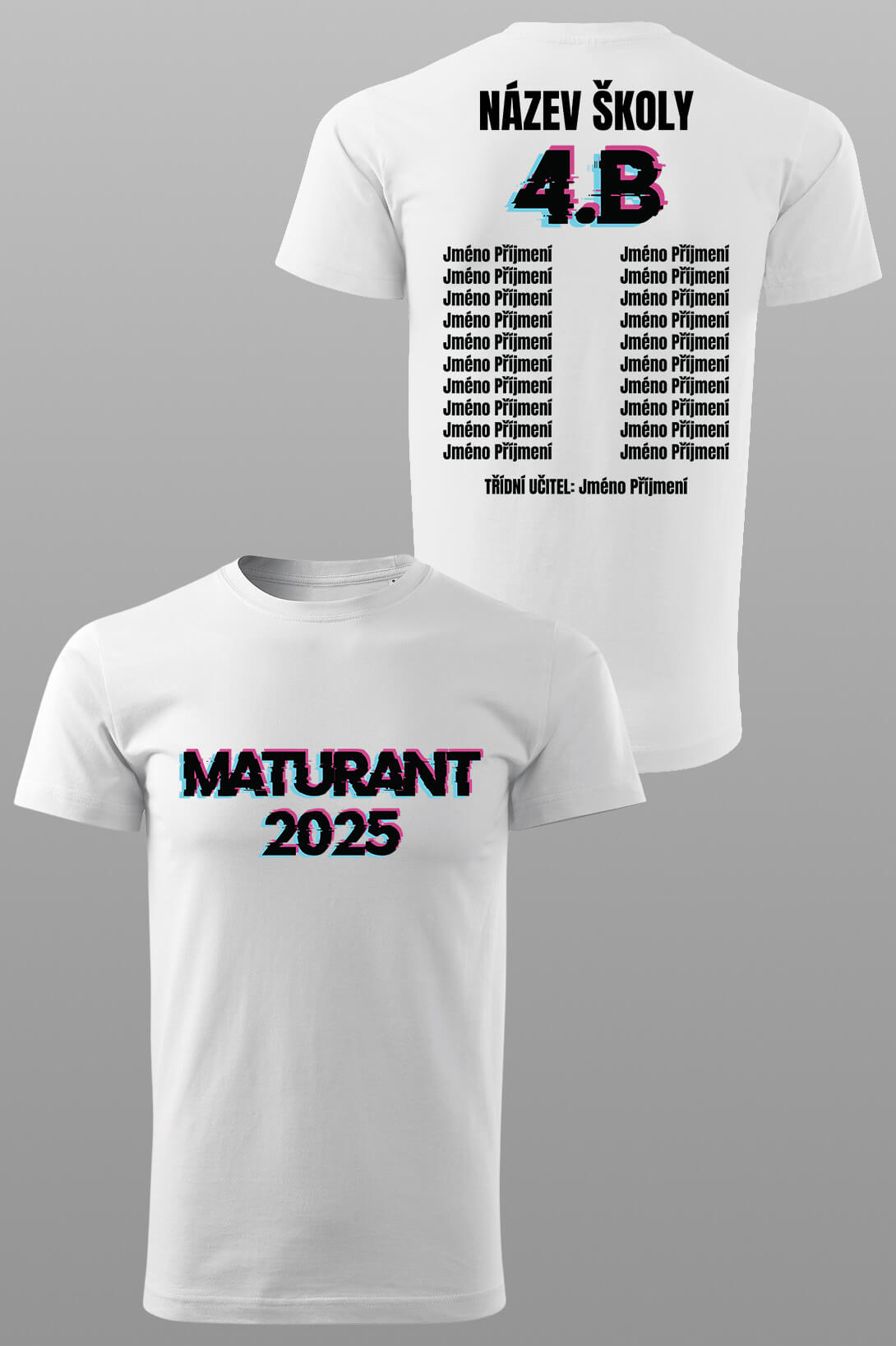 Maturitné tričko Maturant Barva: Bíla, Velikost: XL