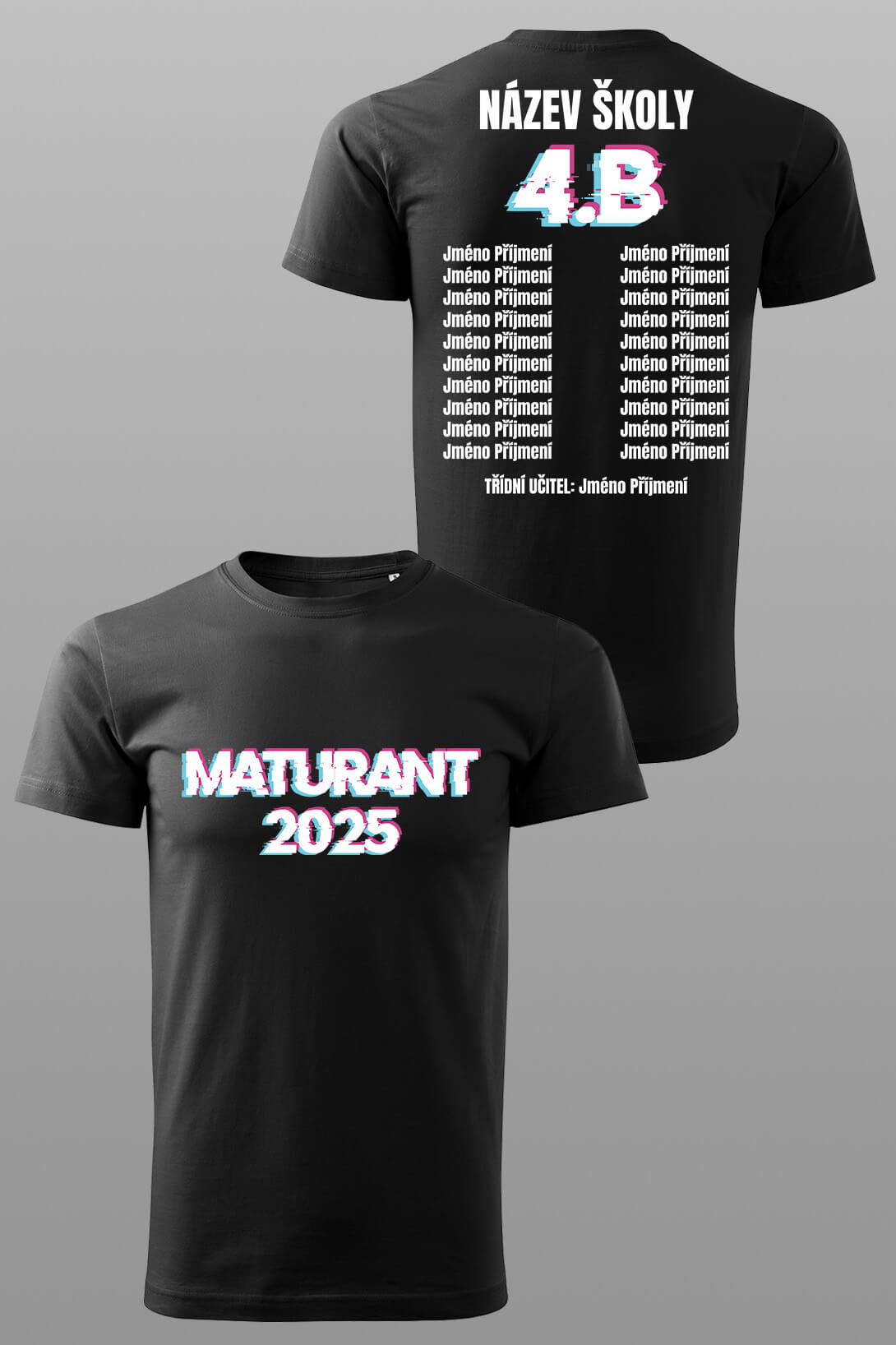 Maturitné tričko Maturant Barva: Černá, Velikost: 2XL