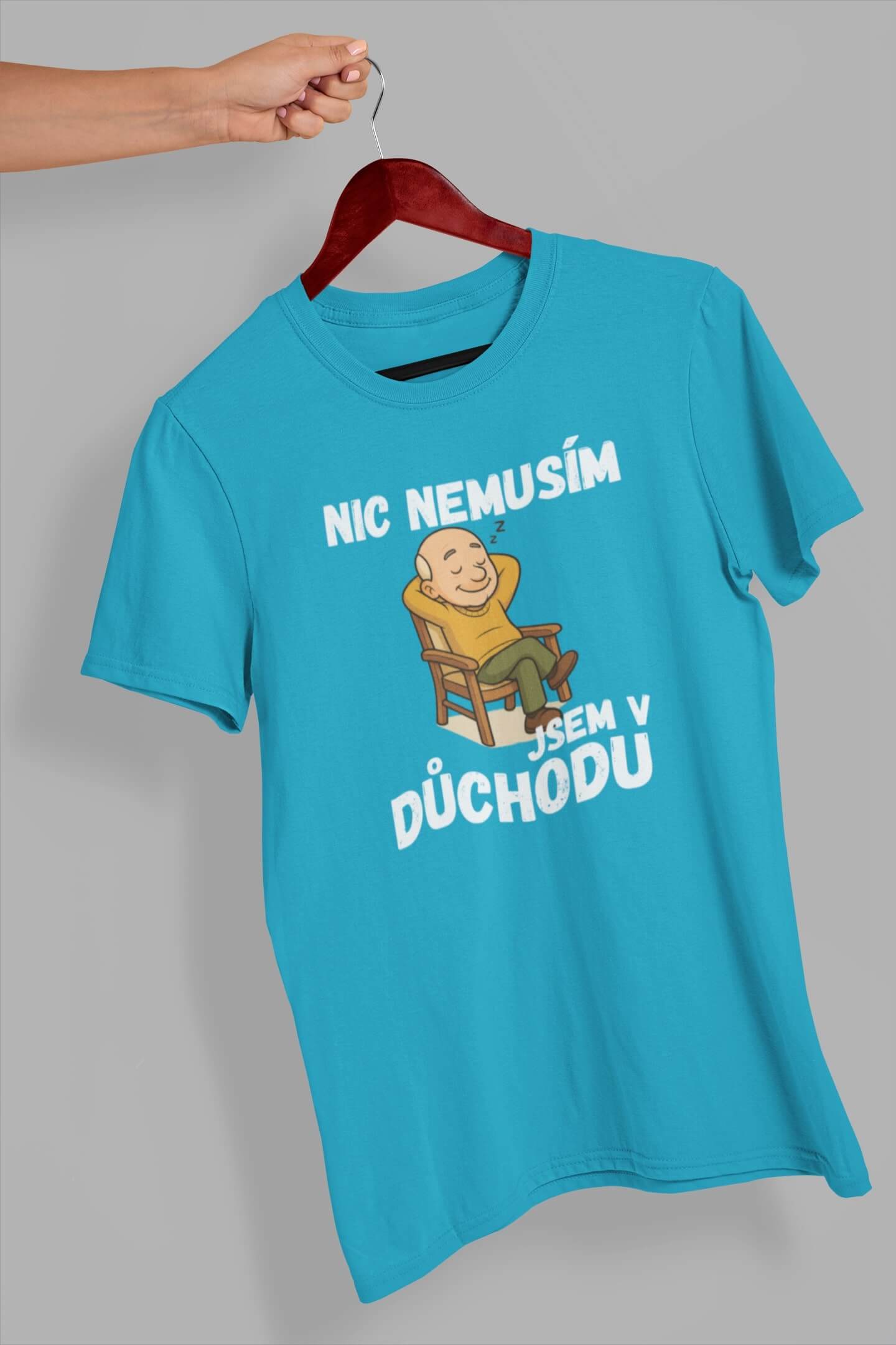 MMO Pánské tričko Důchodce