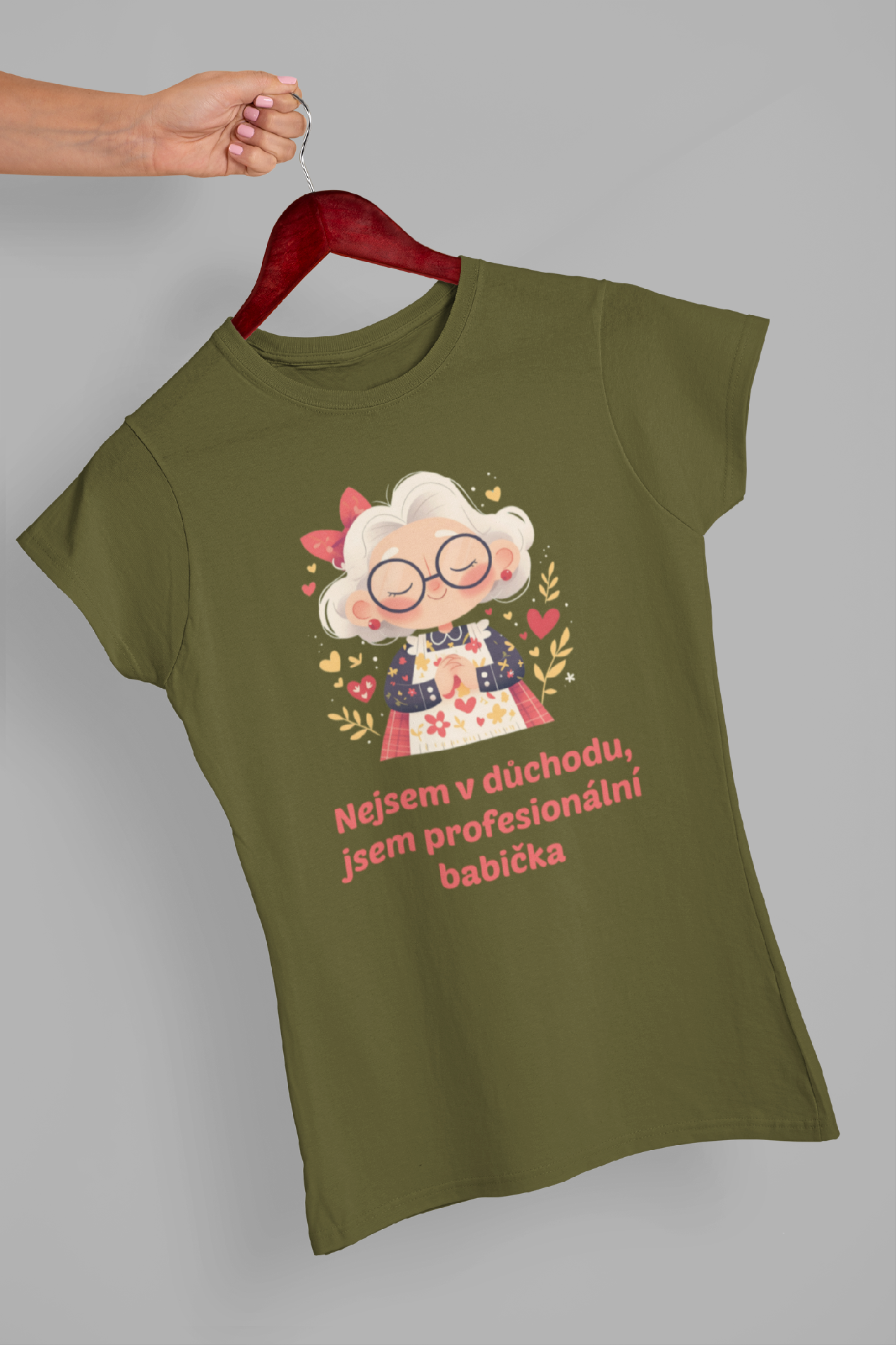Dámske tričko Profesionální babička