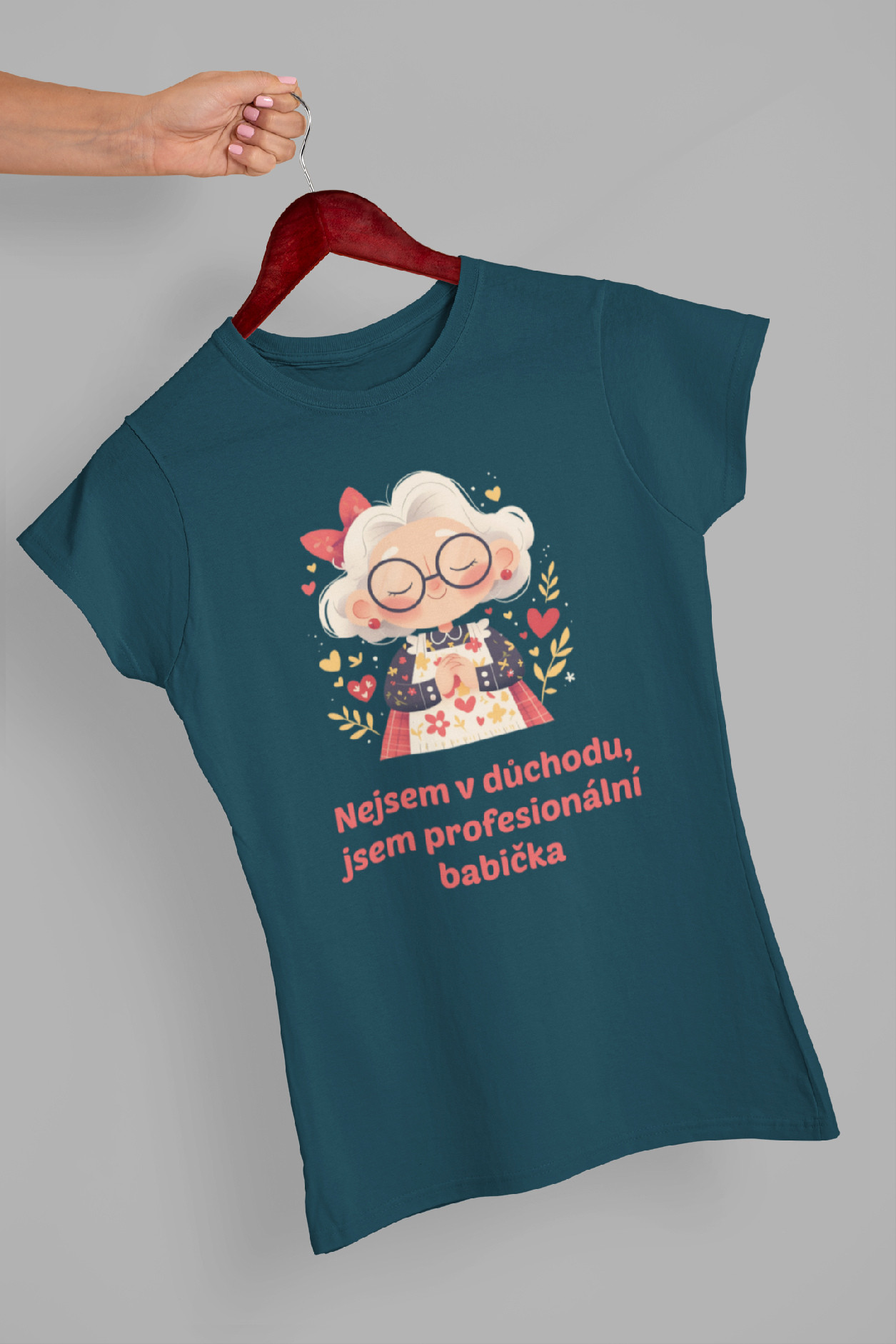 Dámske tričko Profesionální babička
