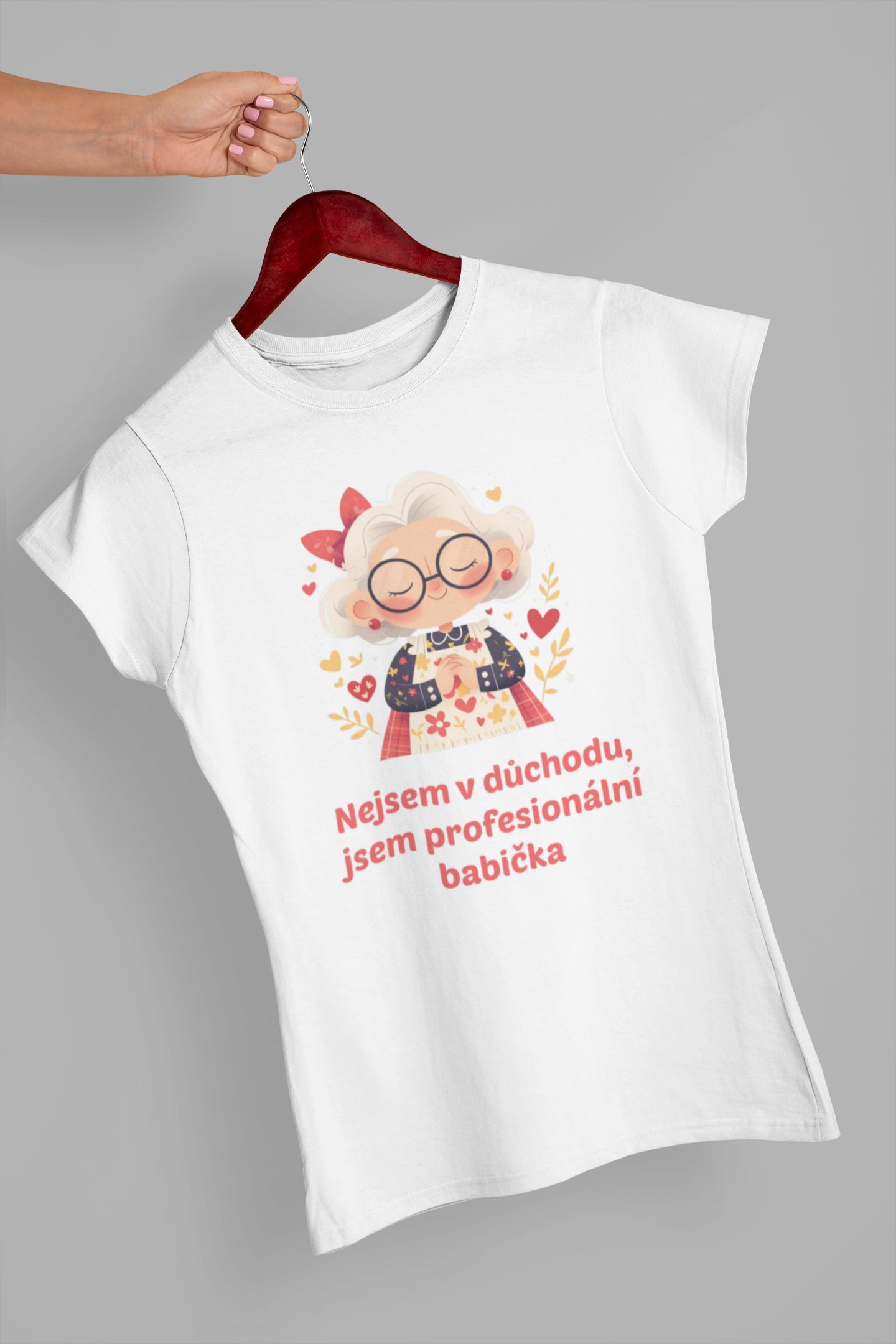 Dámske tričko Profesionální babička