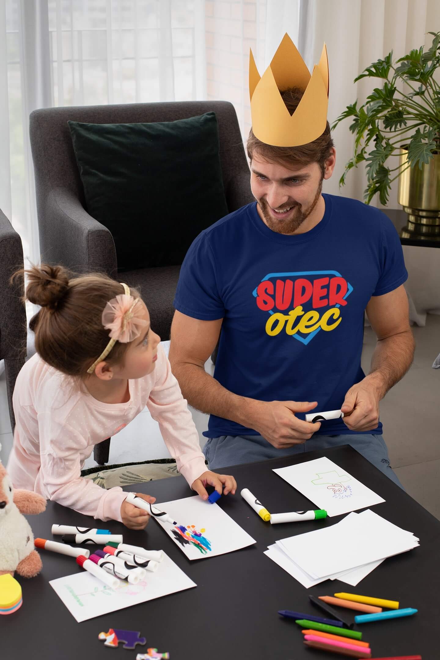 Pánské tričko Superotec Barva: Půlnoční modrá, Velikost: M