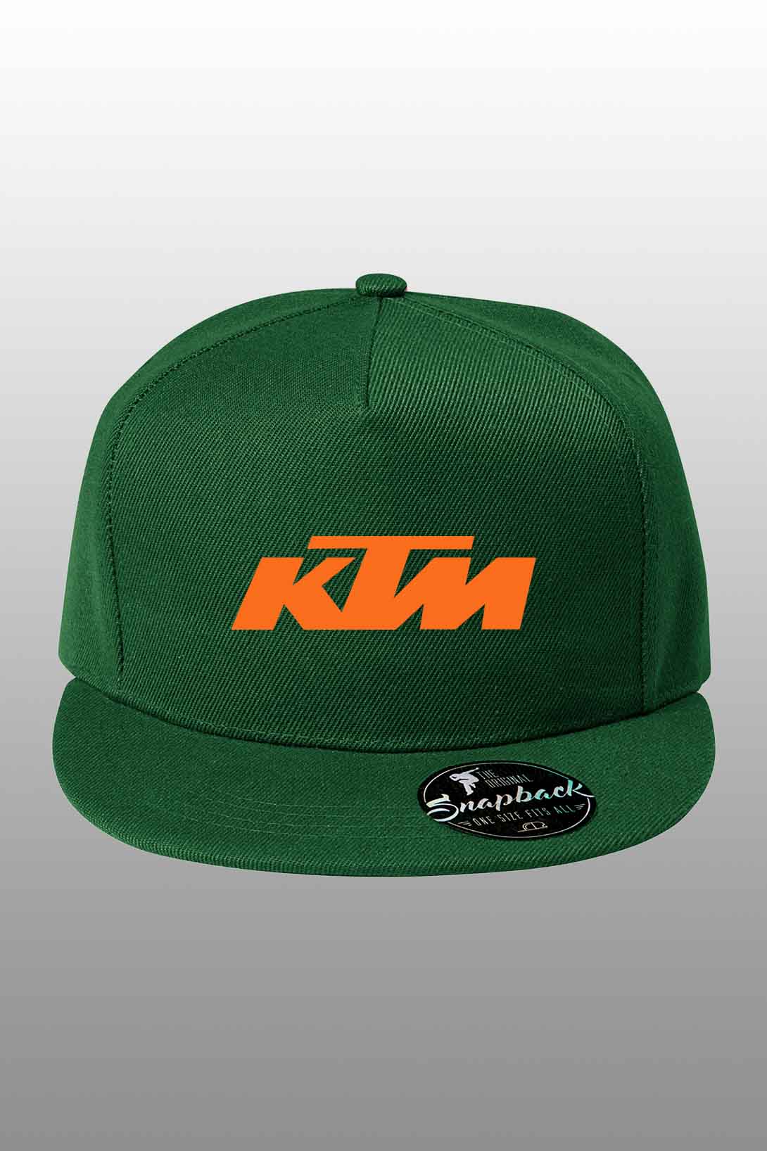 Snapback kšiltovka KTM Barva: Láhvově zelená