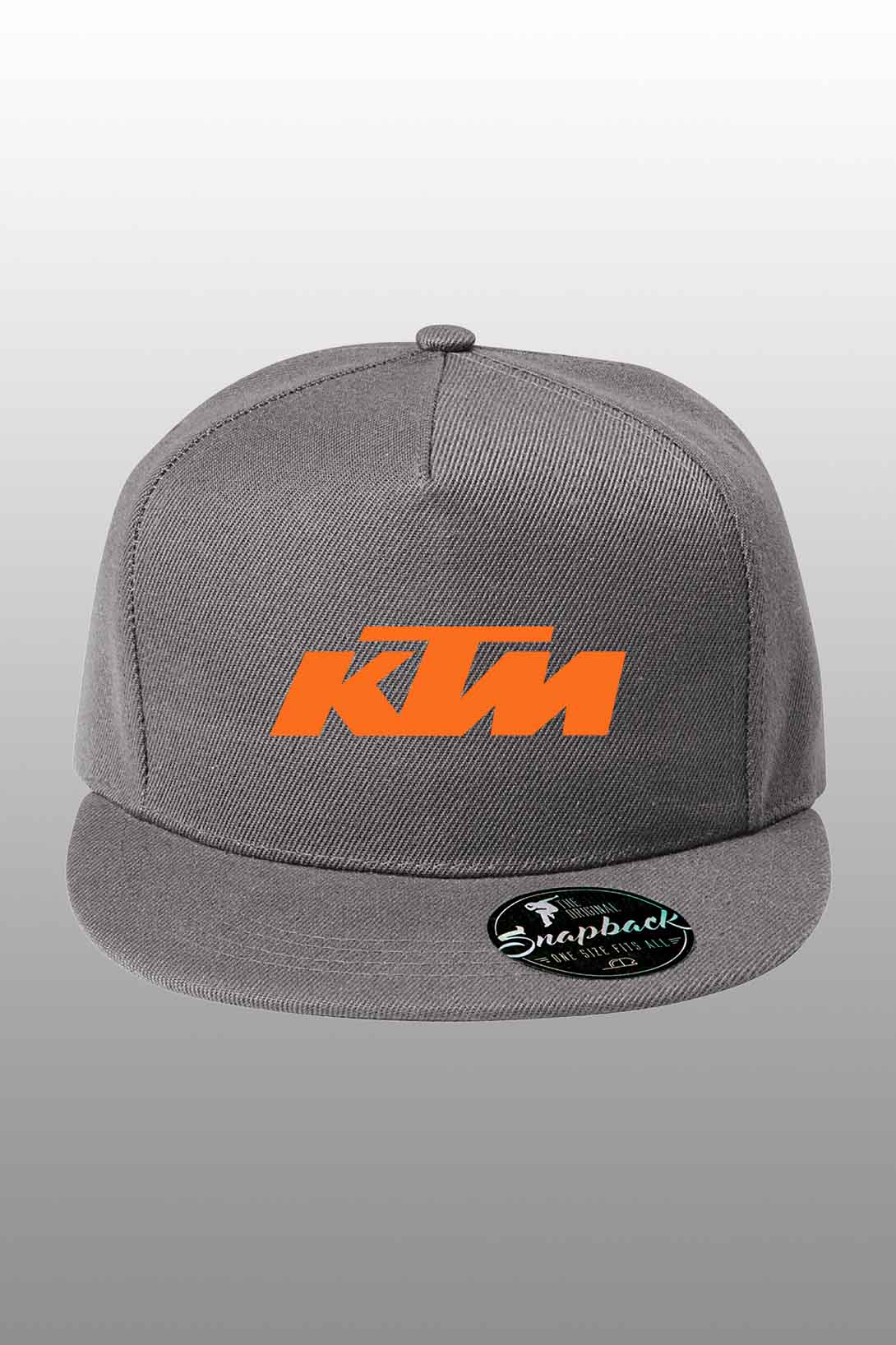 Snapback kšiltovka KTM Barva: Starostříbrná