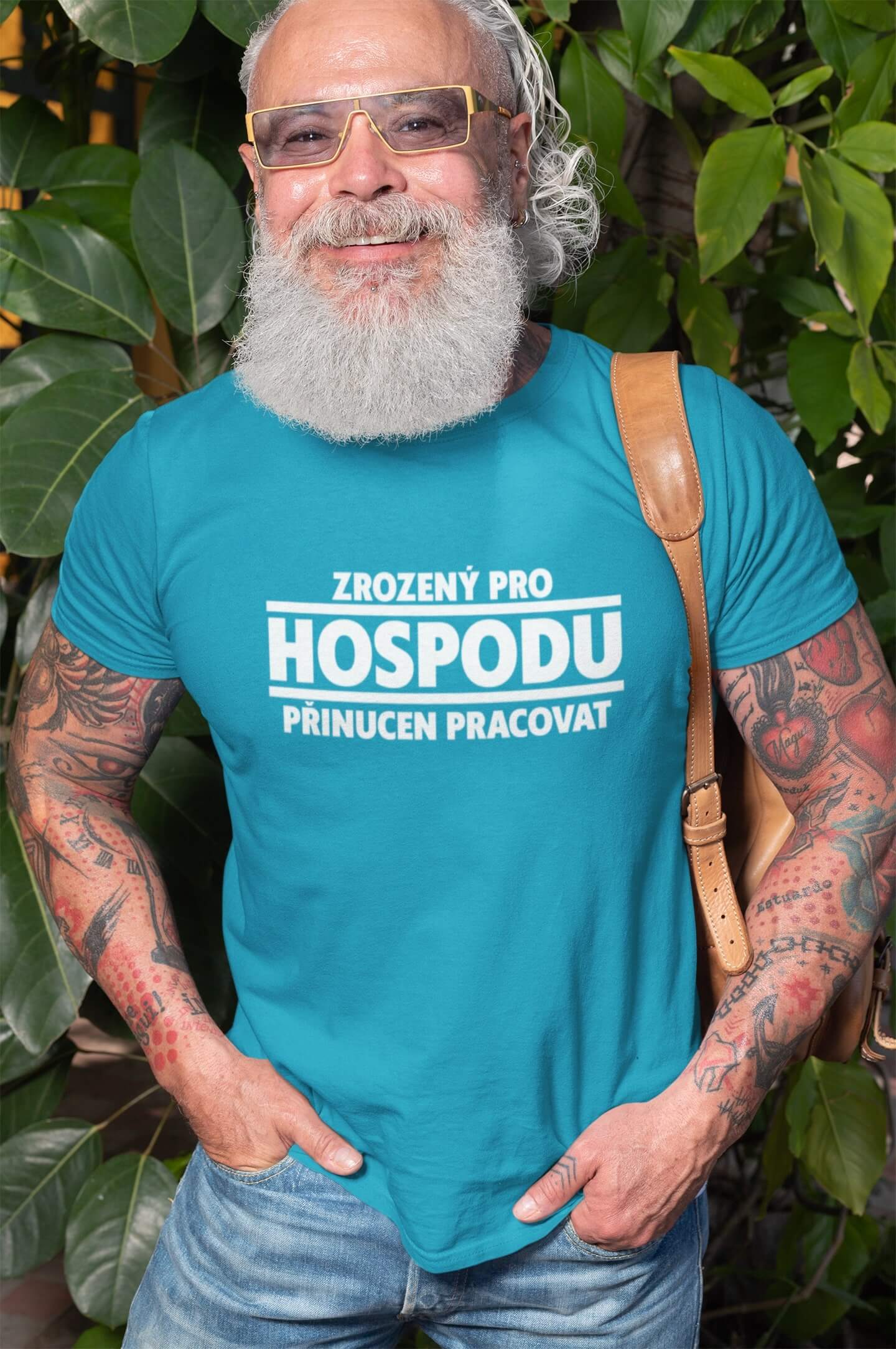 Pánské tričko Zrozený pro hospodu