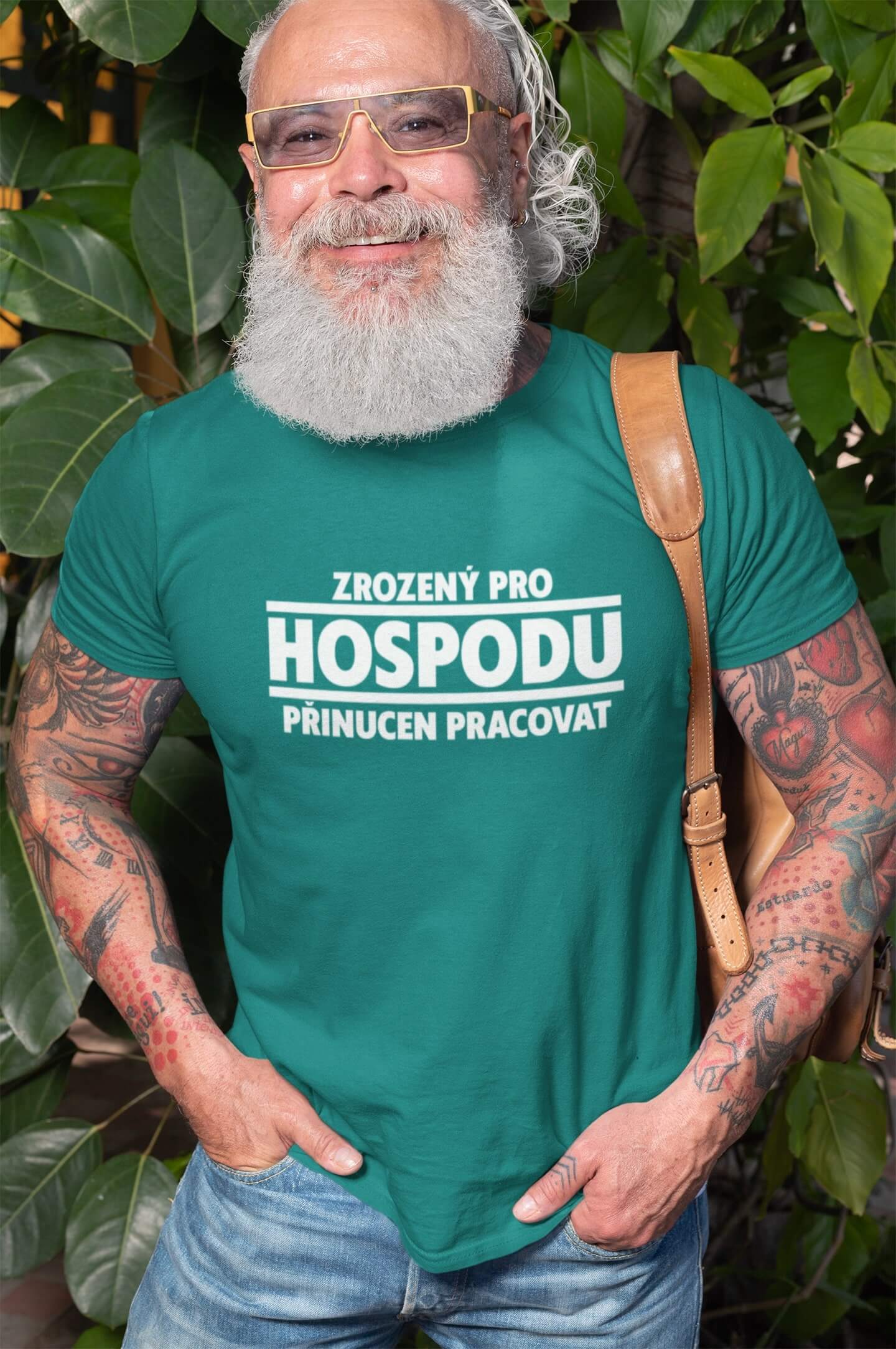 Pánské tričko Zrozený pro hospodu