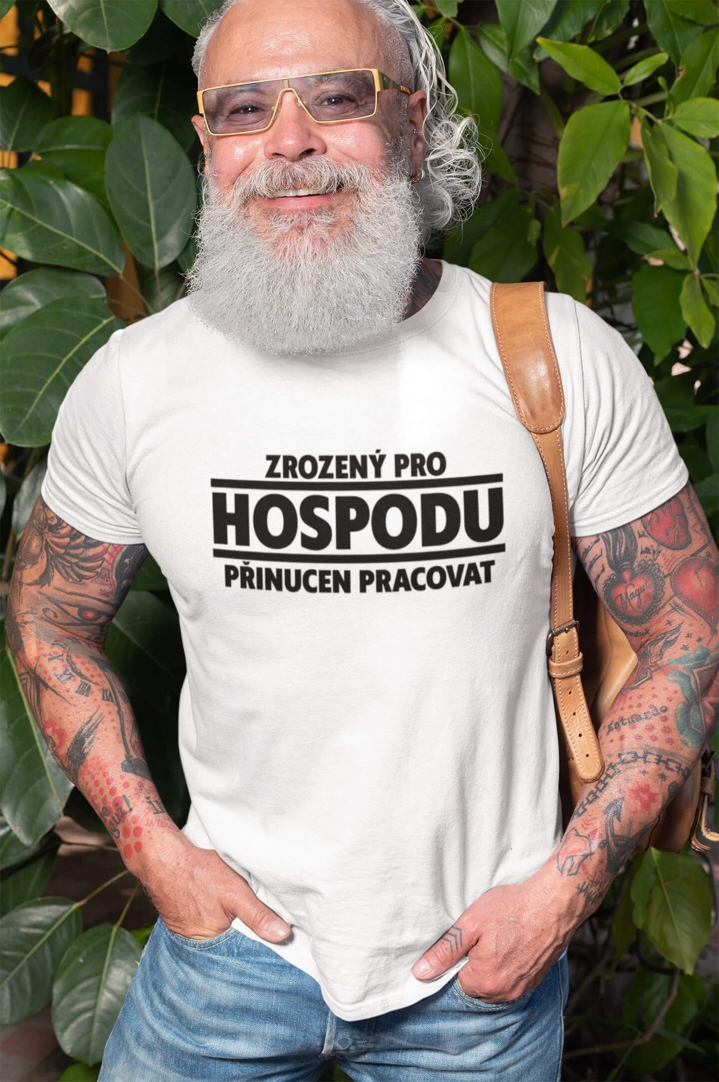 Pánské tričko Zrozený pro hospodu