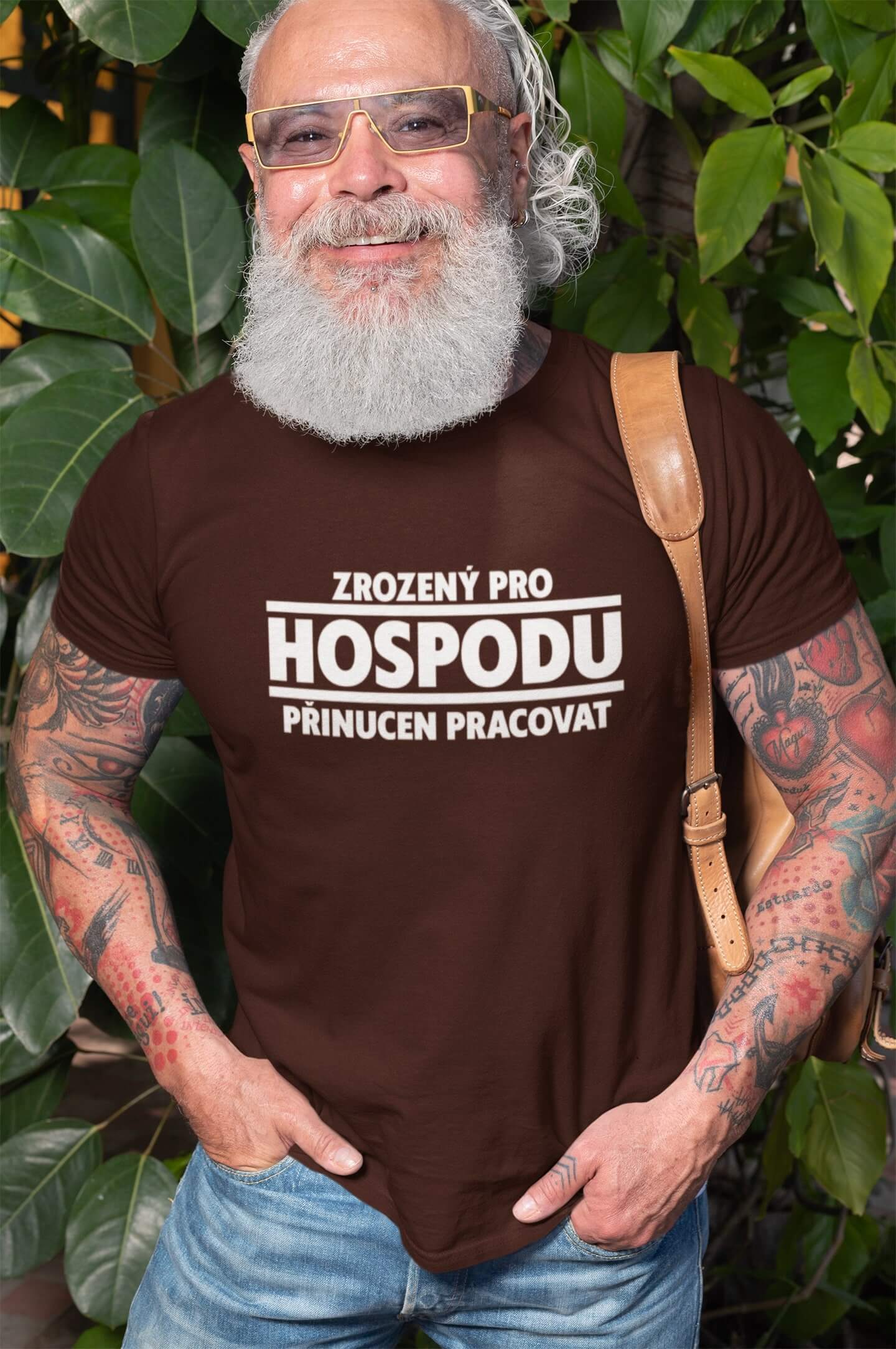Pánské tričko Zrozený pro hospodu