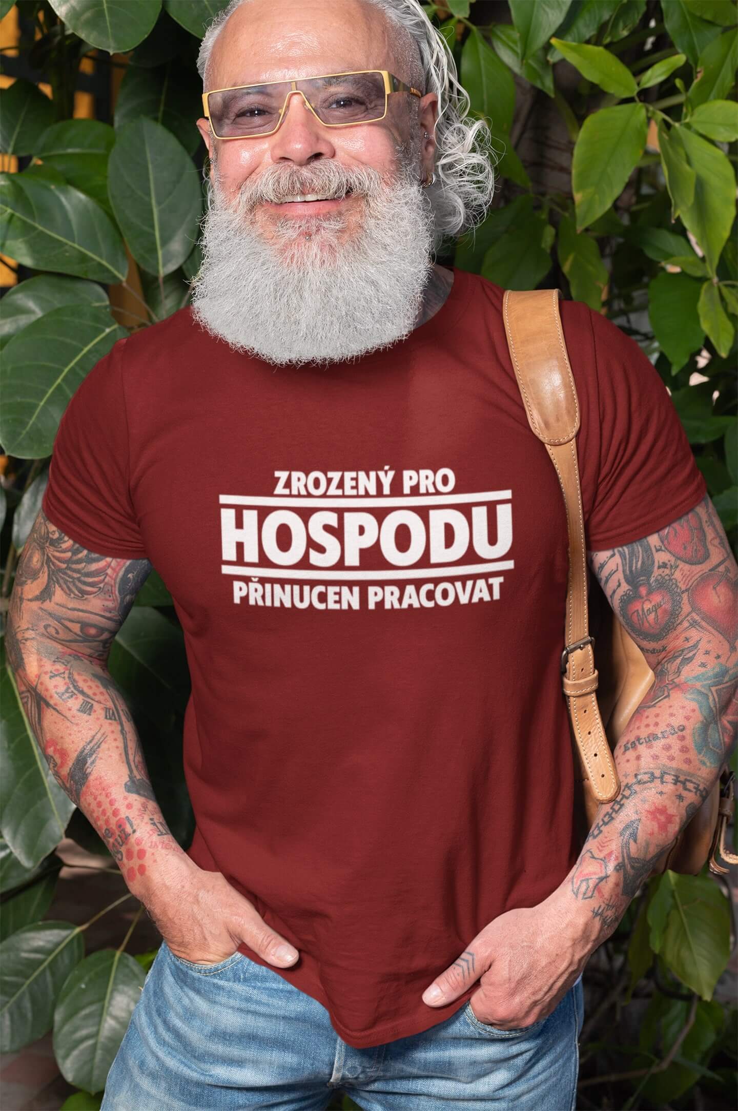 Pánské tričko Zrozený pro hospodu