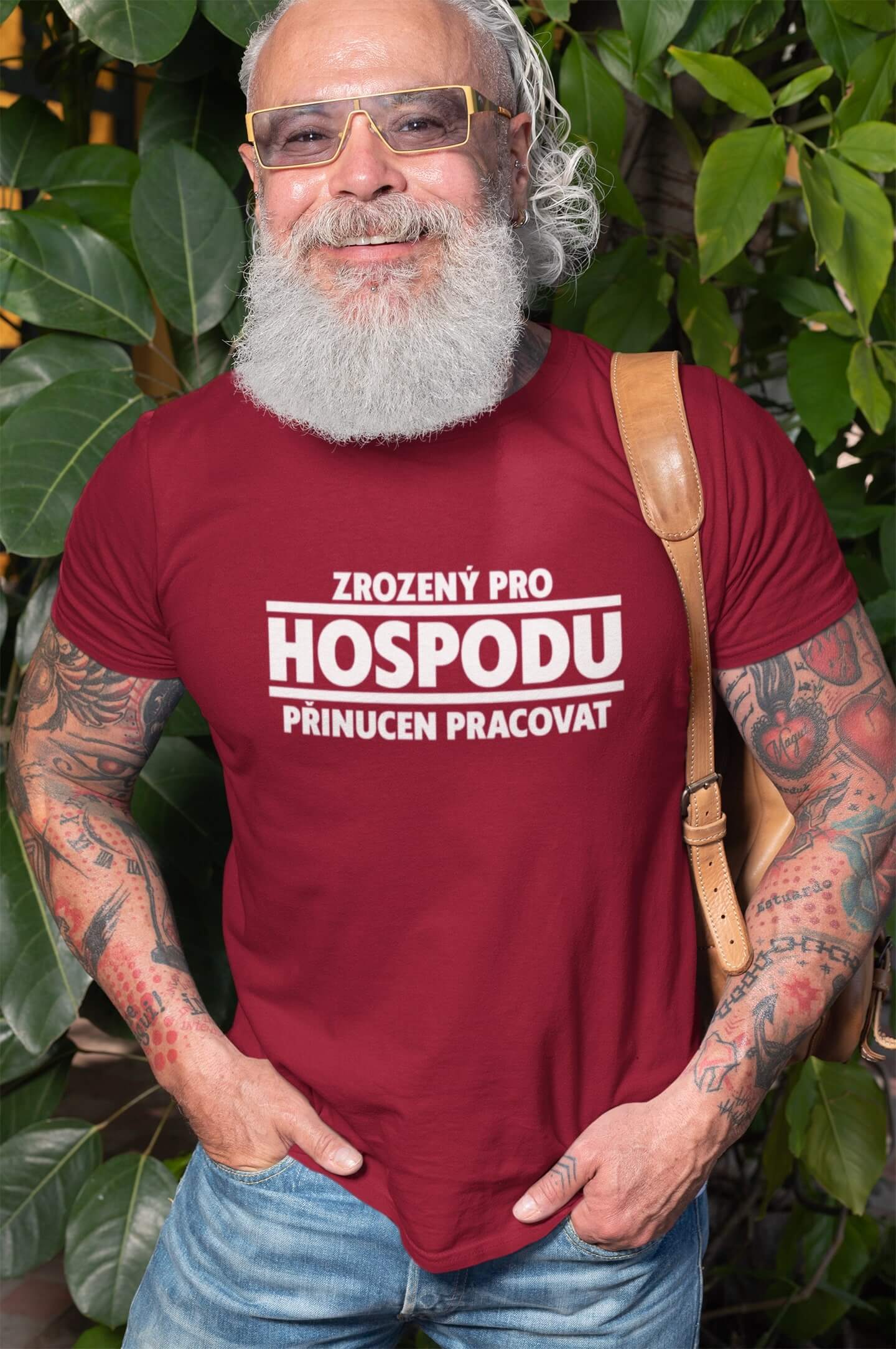 Pánské tričko Zrozený pro hospodu