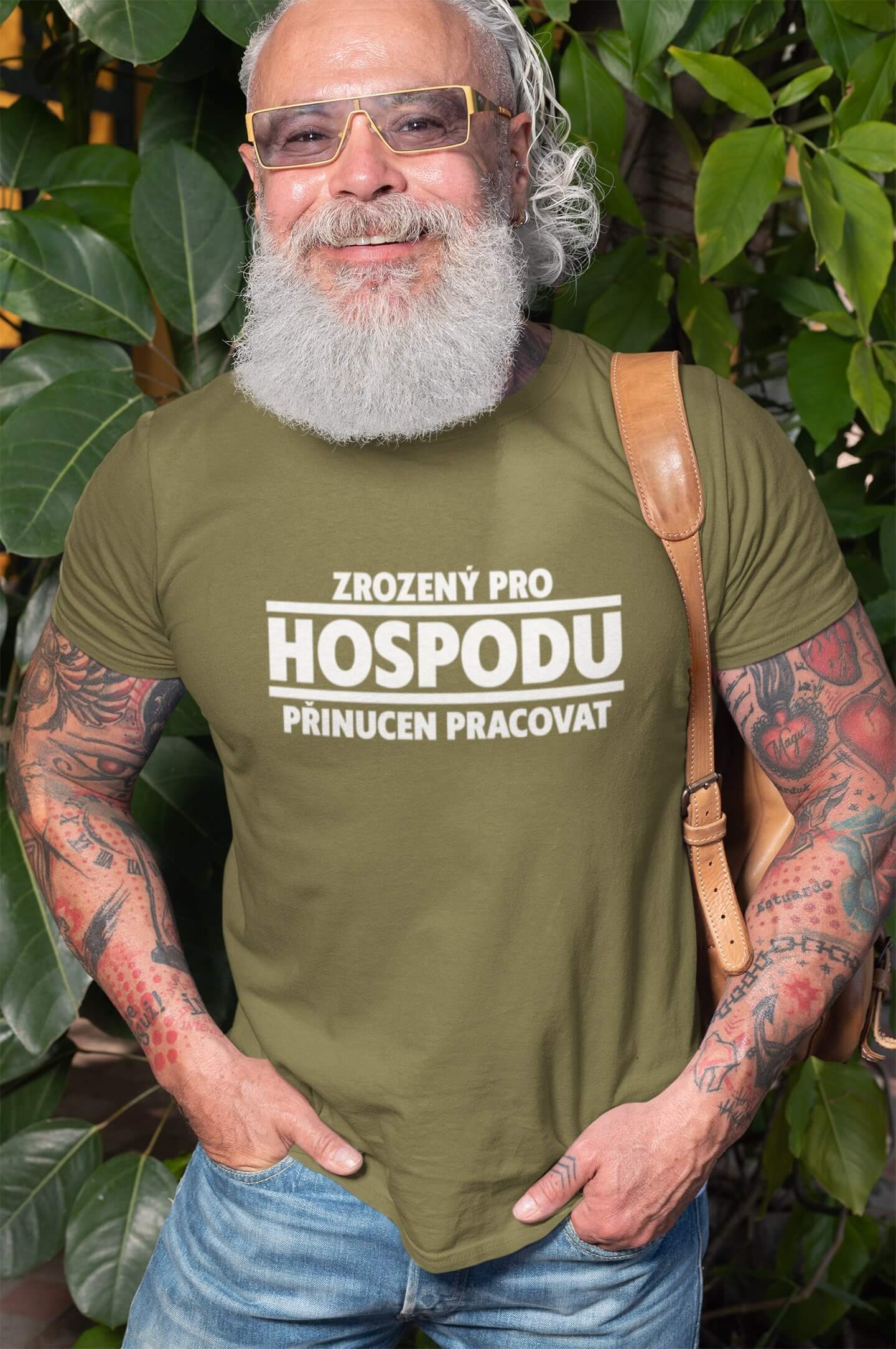 Pánské tričko Zrozený pro hospodu