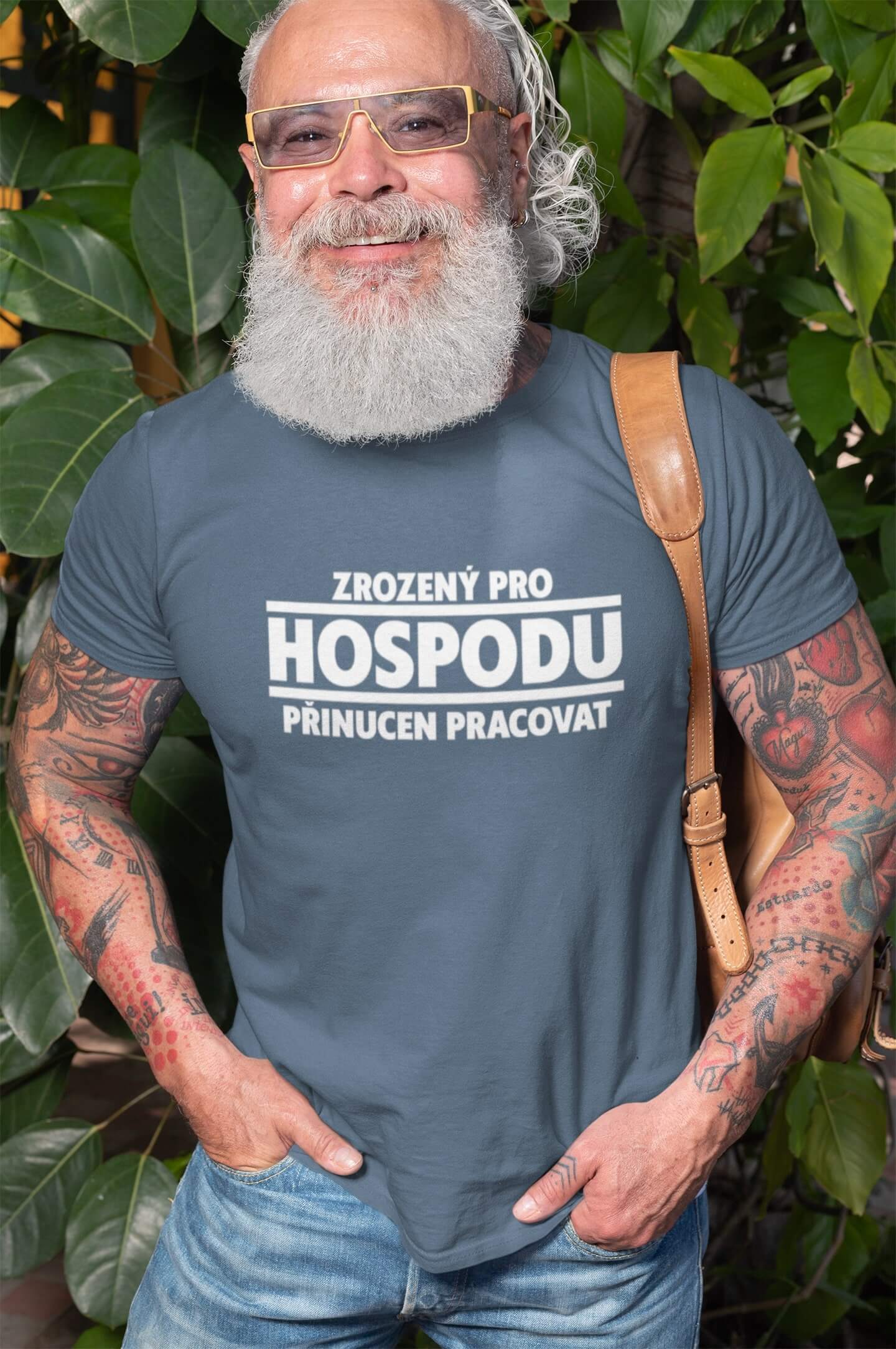 Pánské tričko Zrozený pro hospodu