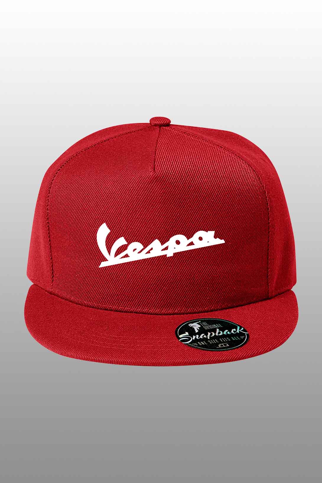 Snapback kšiltovka Vespa Barva: Červená