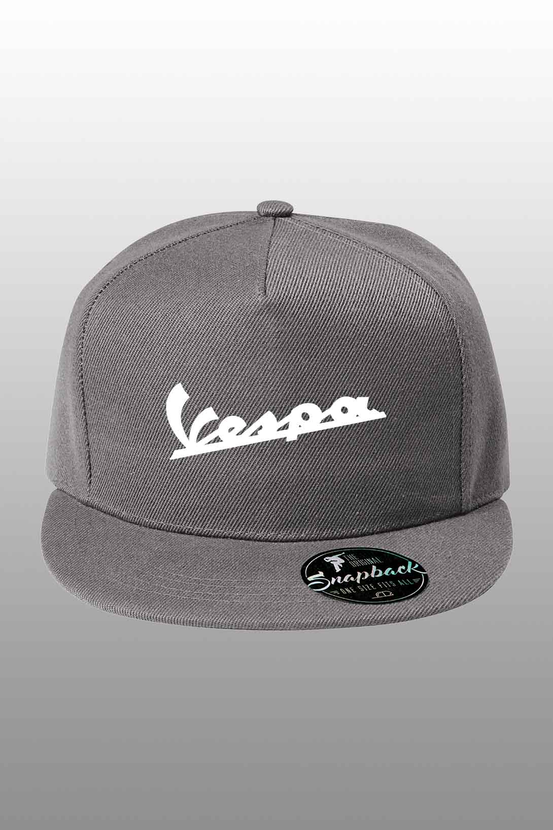 Snapback kšiltovka Vespa Barva: Starostříbrná