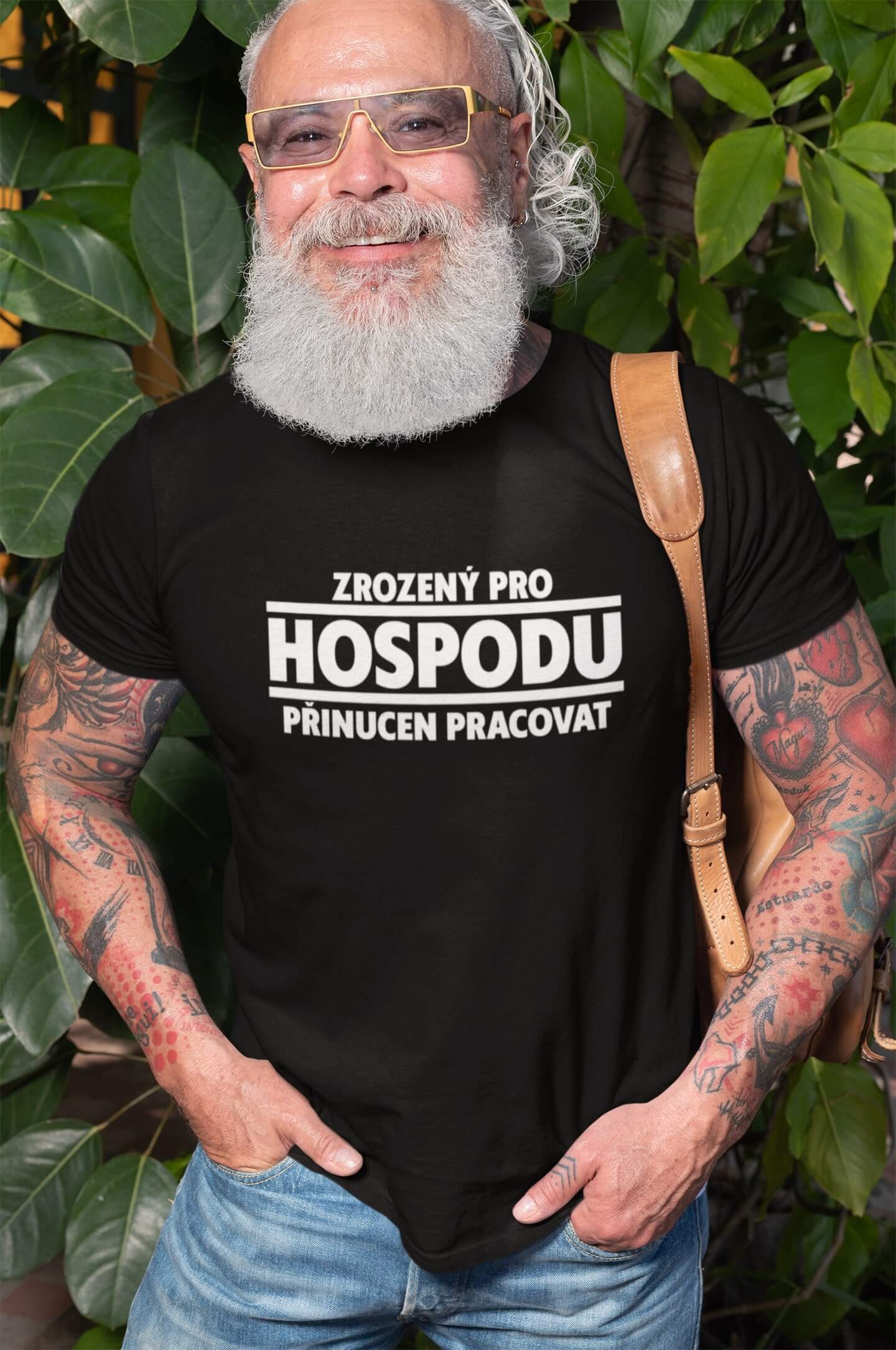 Pánské tričko Zrozený pro hospodu