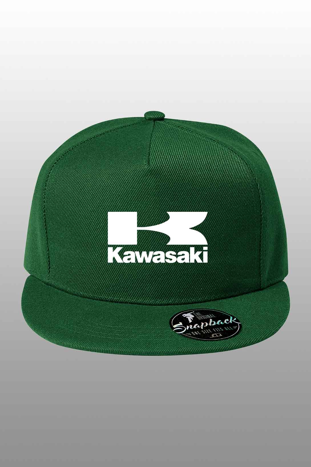 Snapback kšiltovka Kawasaki Barva: Láhvově zelená