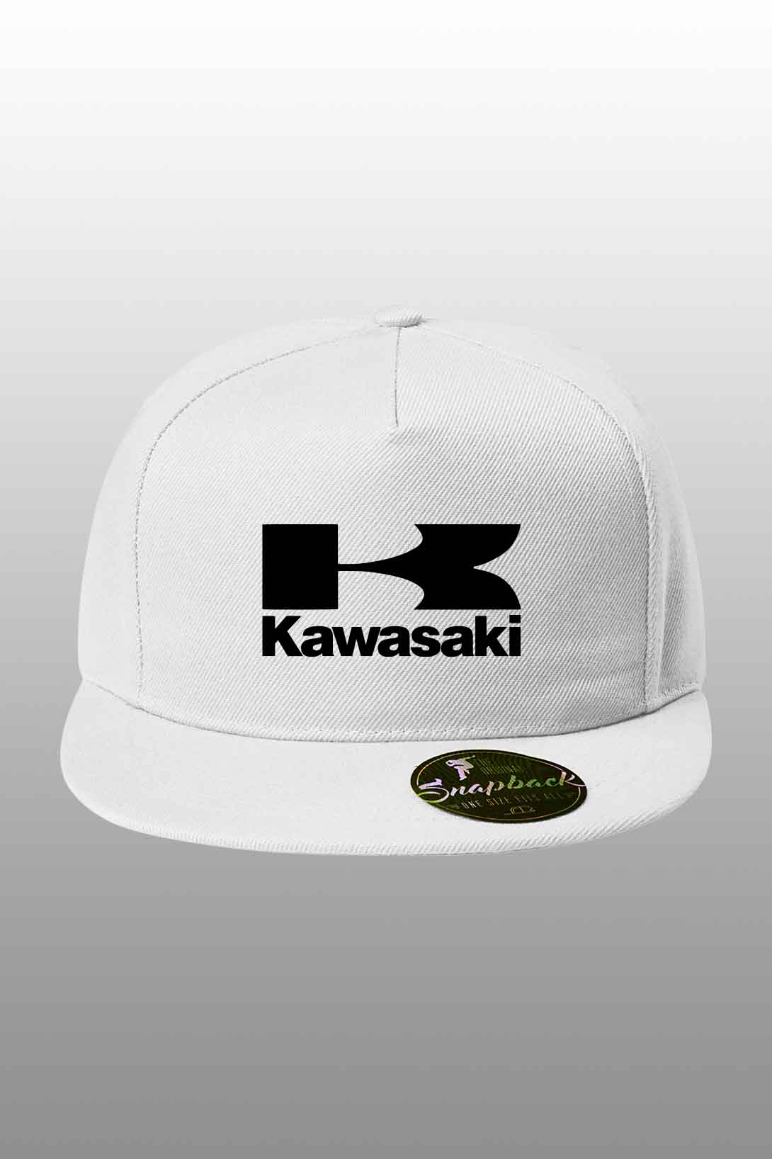 Snapback kšiltovka Kawasaki Barva: Bíla