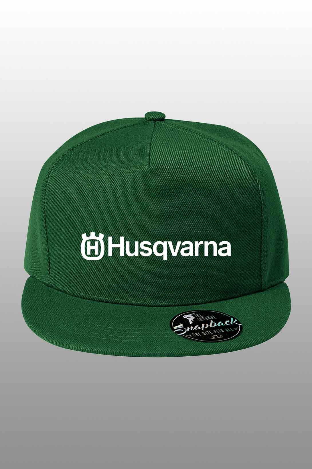Snapback kšiltovka Husqvarna Barva: Láhvově zelená