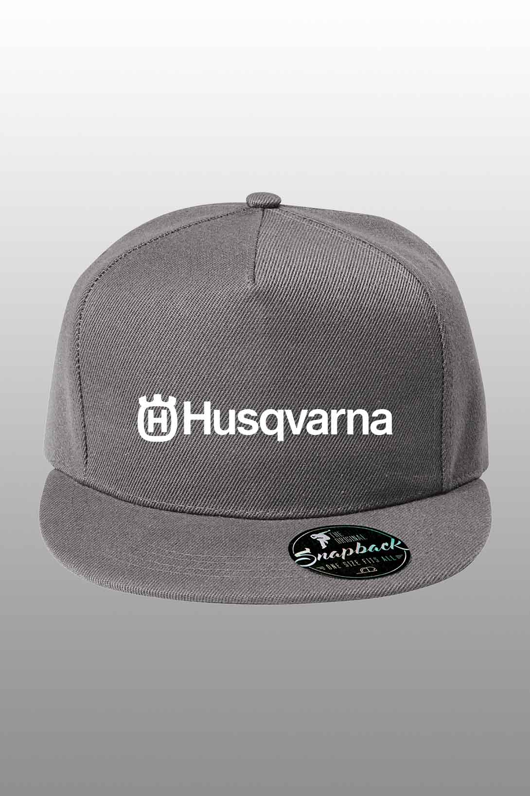Snapback kšiltovka Husqvarna Barva: Starostříbrná