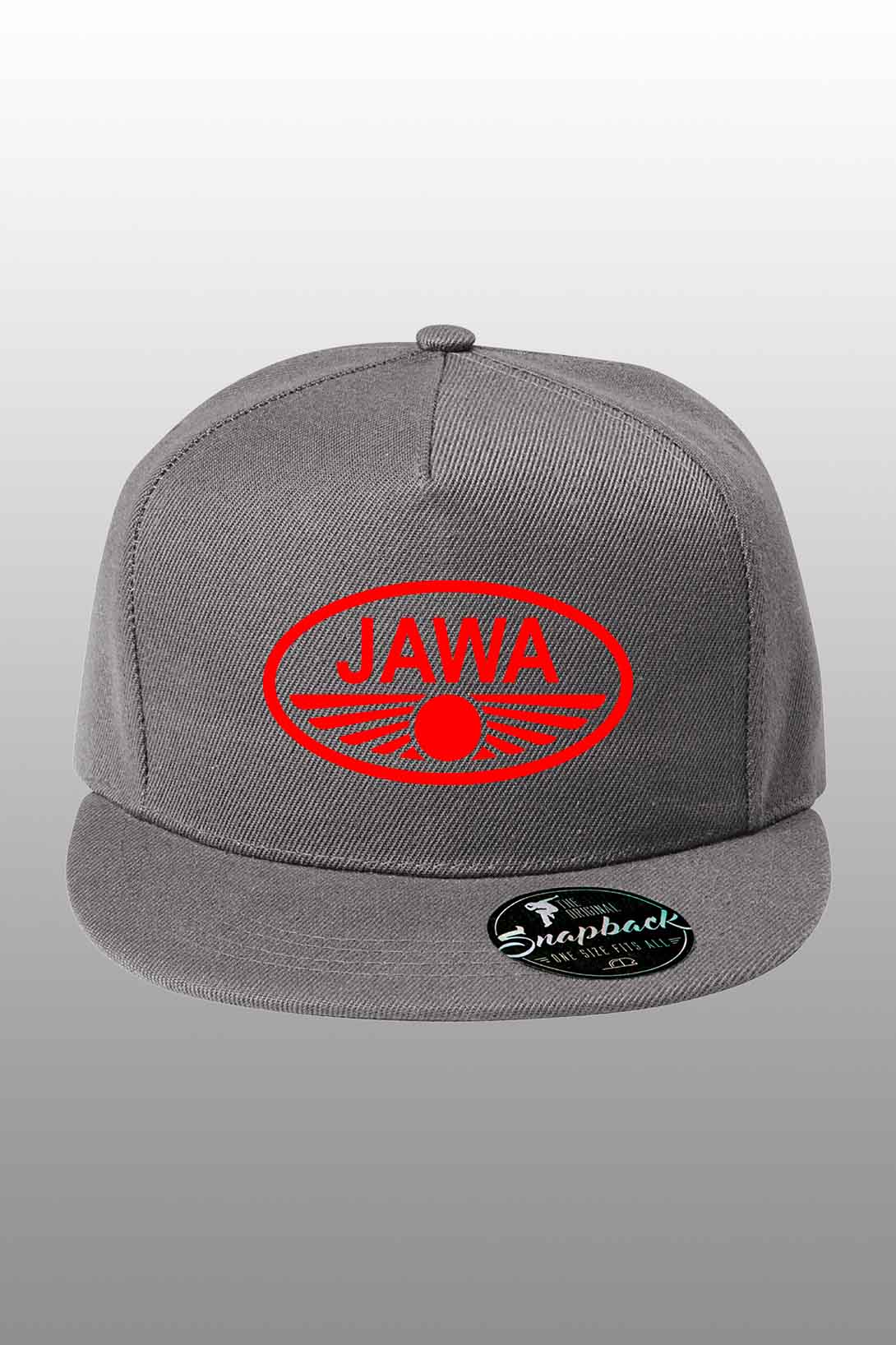 Snapback kšiltovka Jawa Barva: Starostříbrná