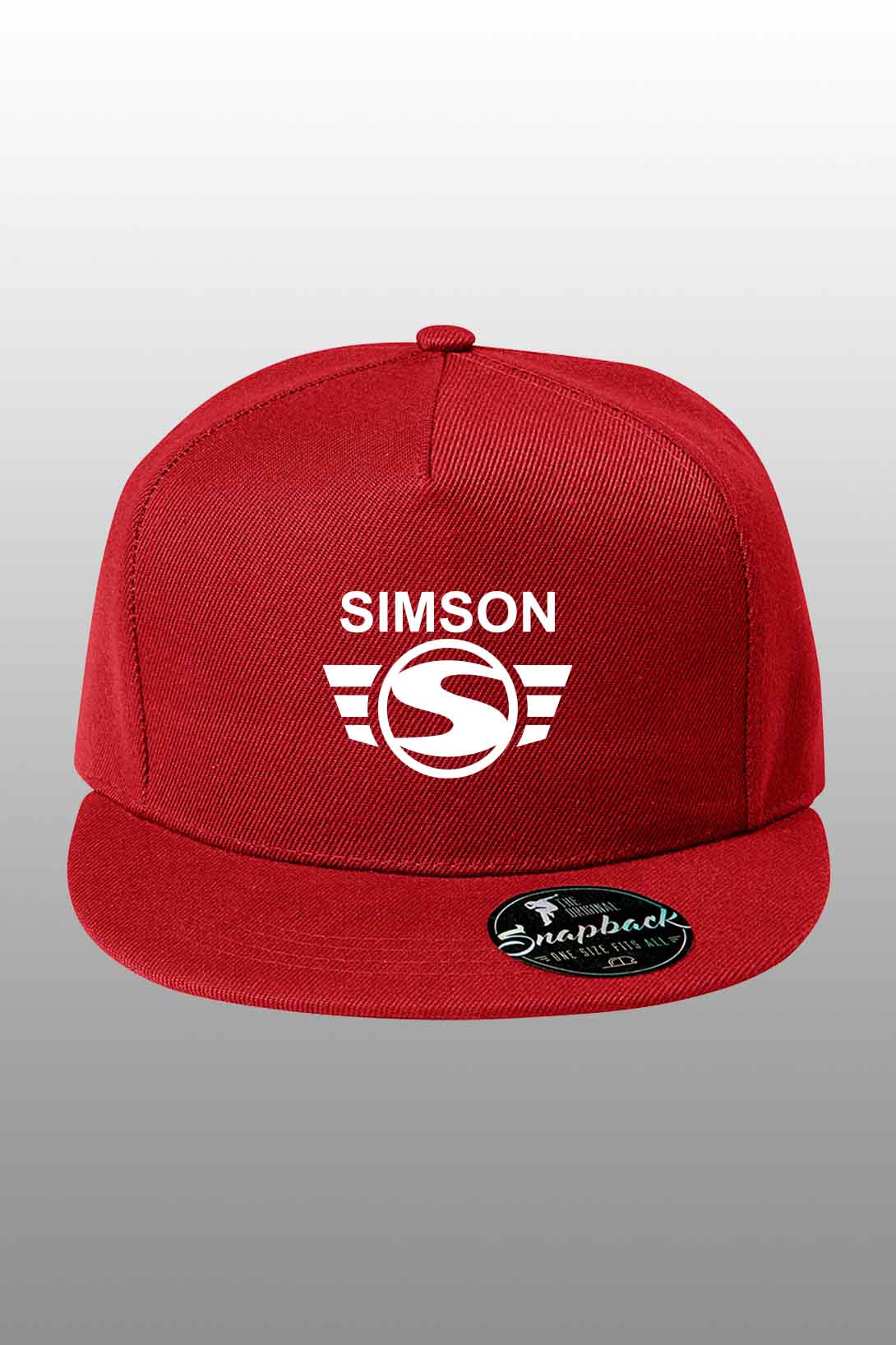 Snapback kšiltovka Simson Barva: Červená