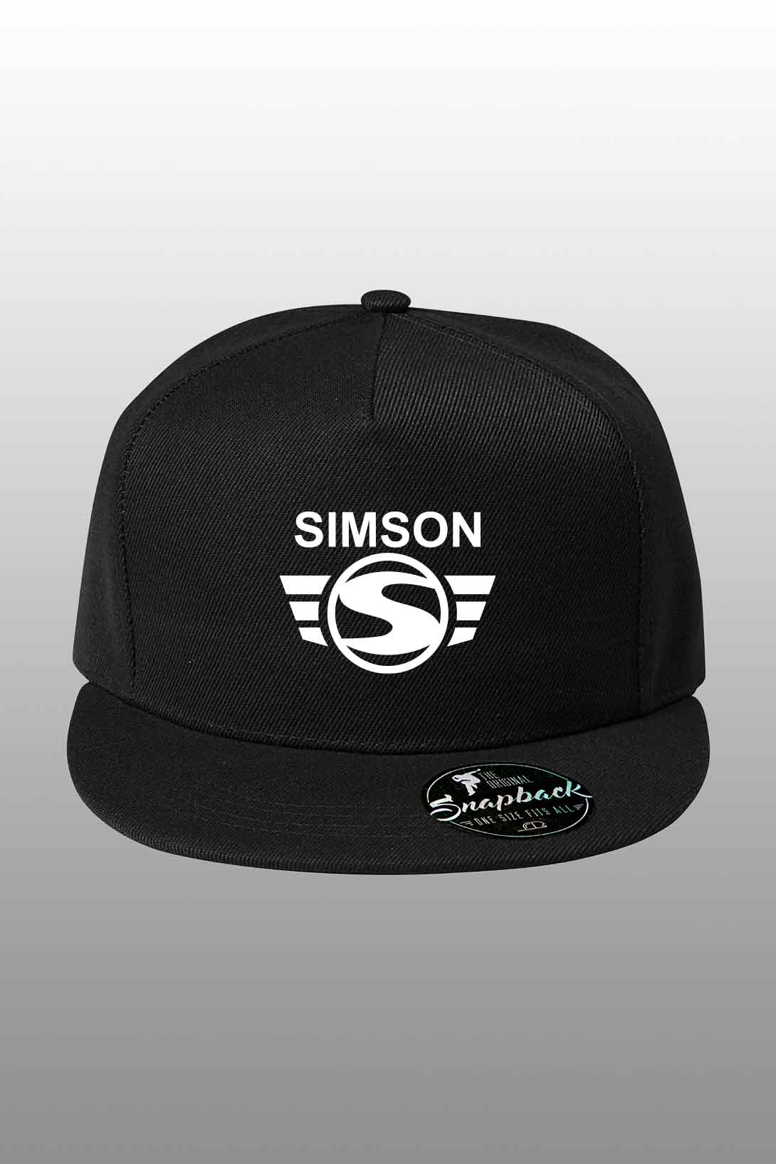 Snapback kšiltovka Simson Barva: Černá