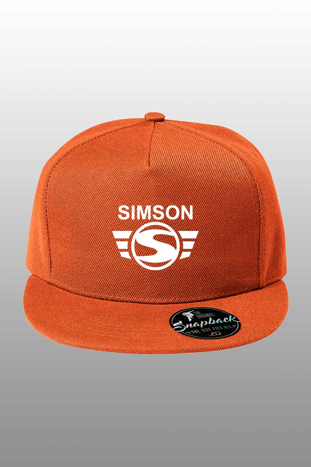 Snapback kšiltovka Simson Barva: Oranžová