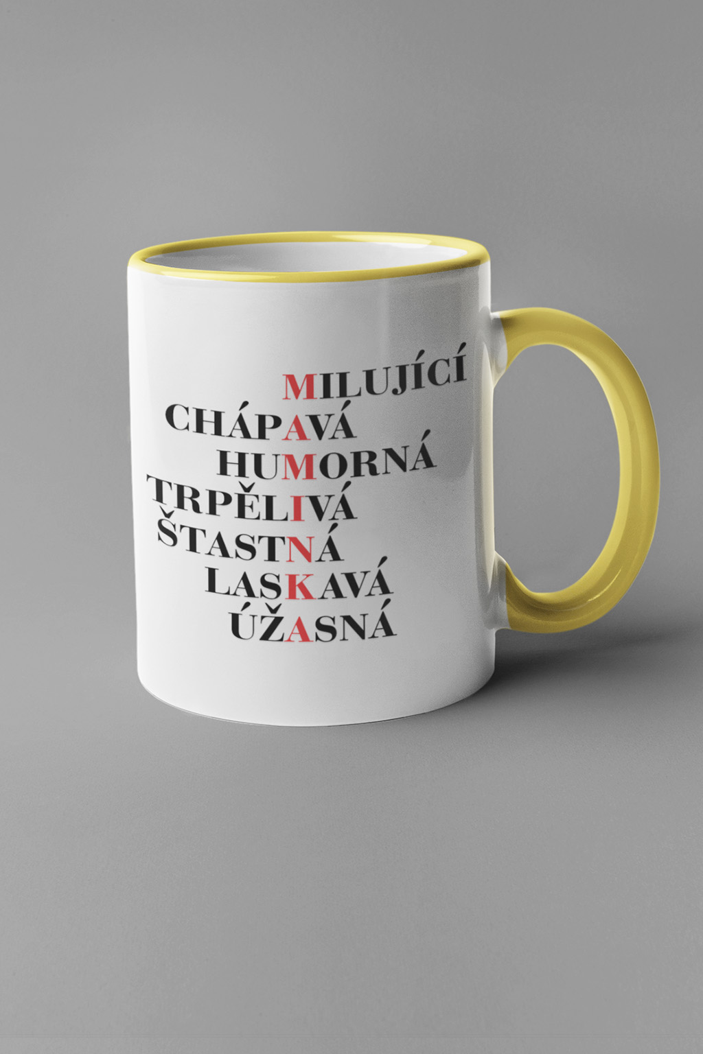 Hrnek Maminka Barva: Žlutá