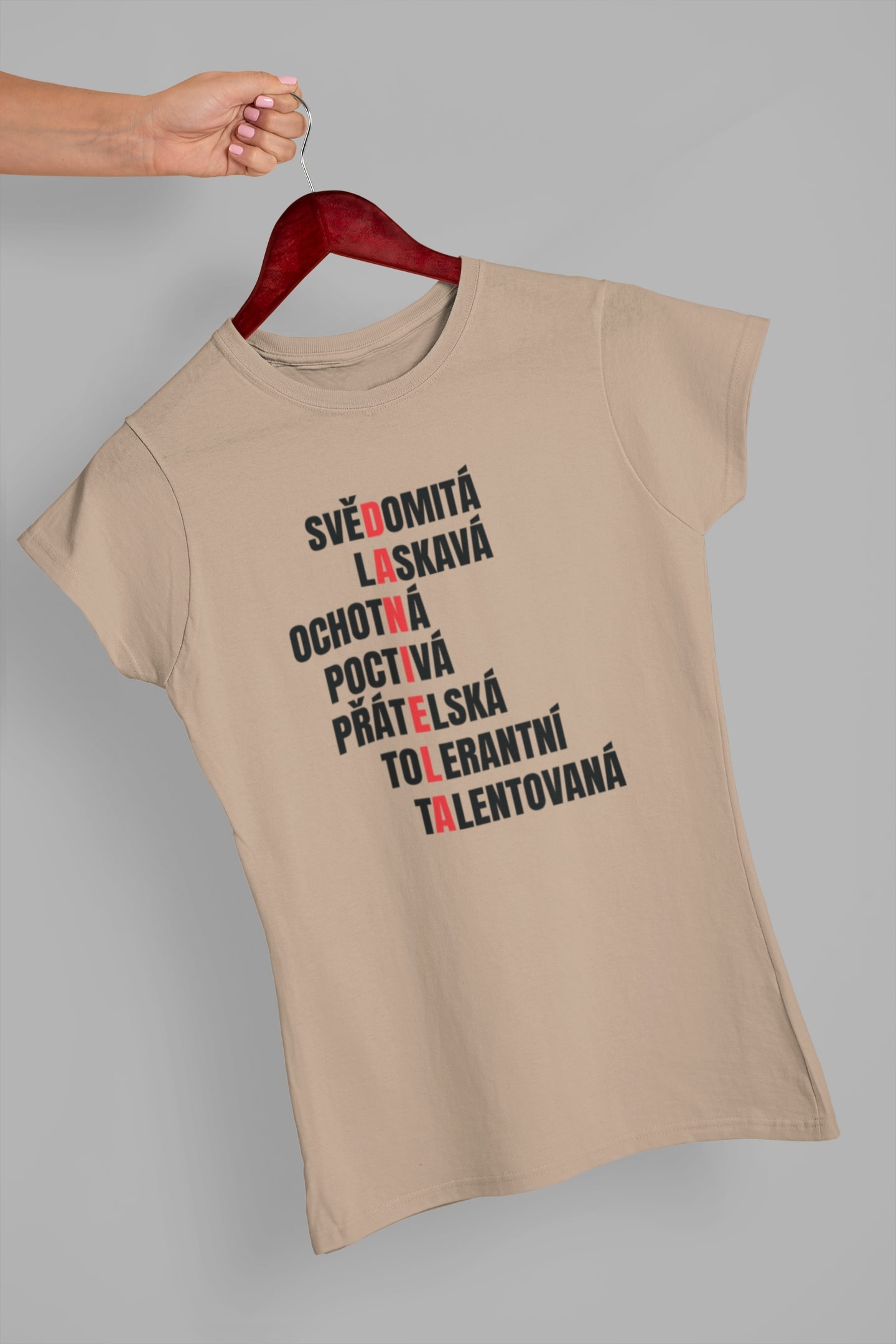 Dámske tričko Charakteristika Daniely Barva: Písková