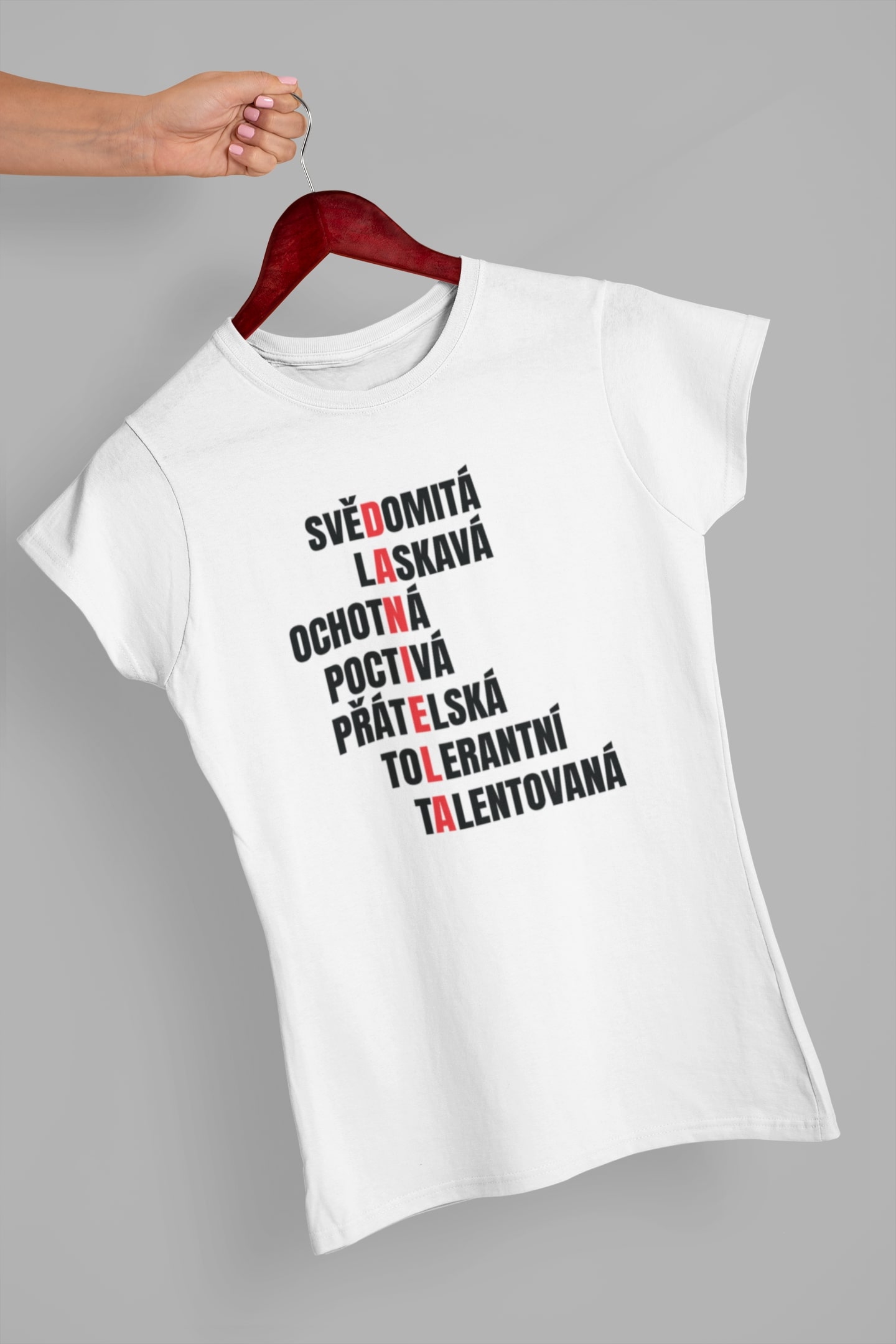 Dámske tričko Charakteristika Daniely Barva: Bíla