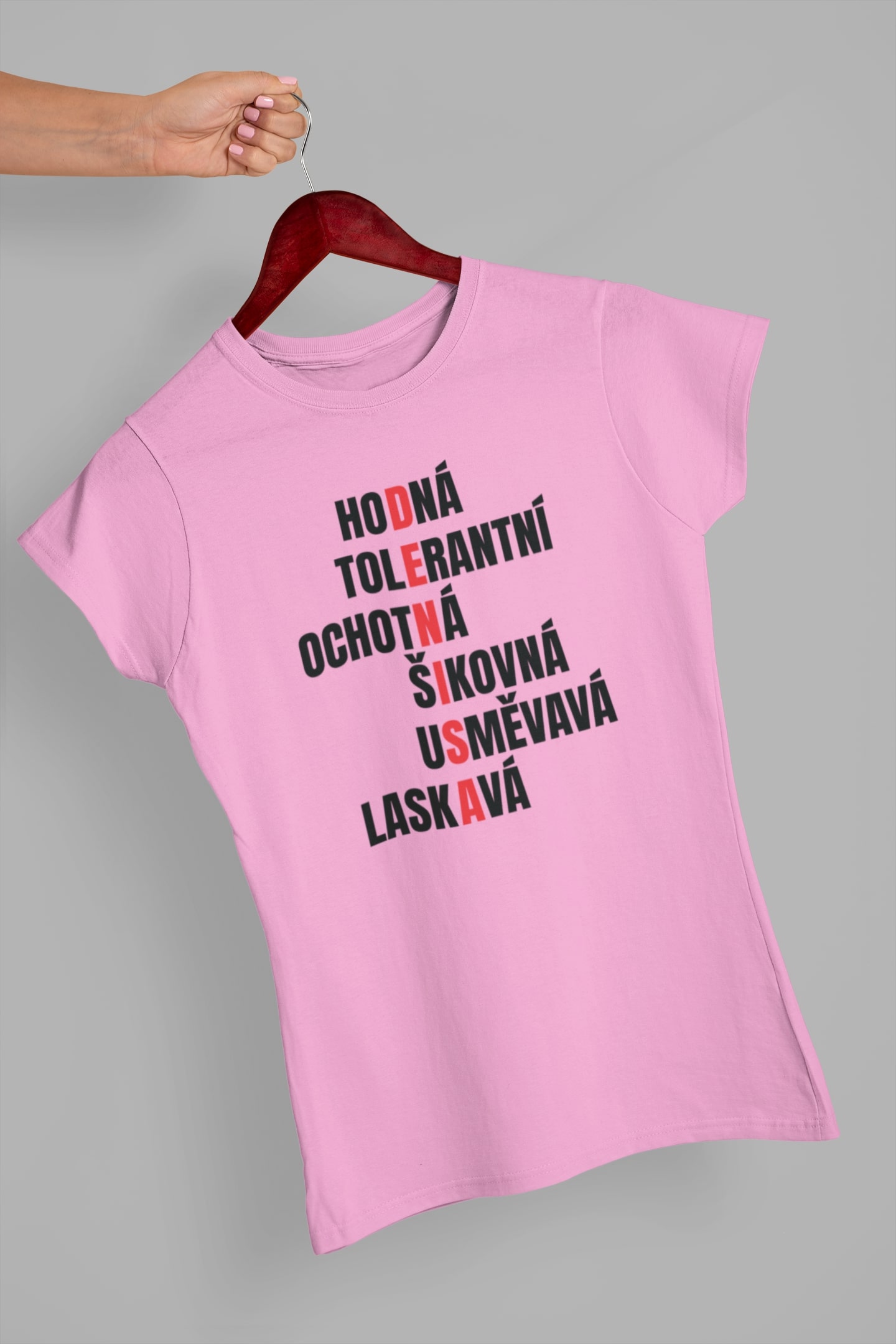 Dámske tričko Charakteristika Denisy Barva: Ružová