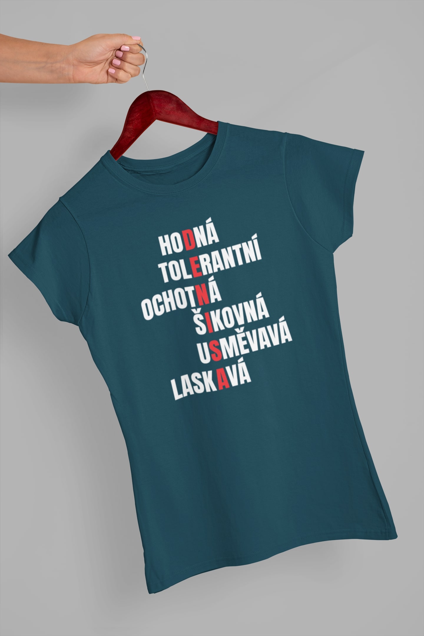 Dámske tričko Charakteristika Denisy Barva: Petrolejová modrá